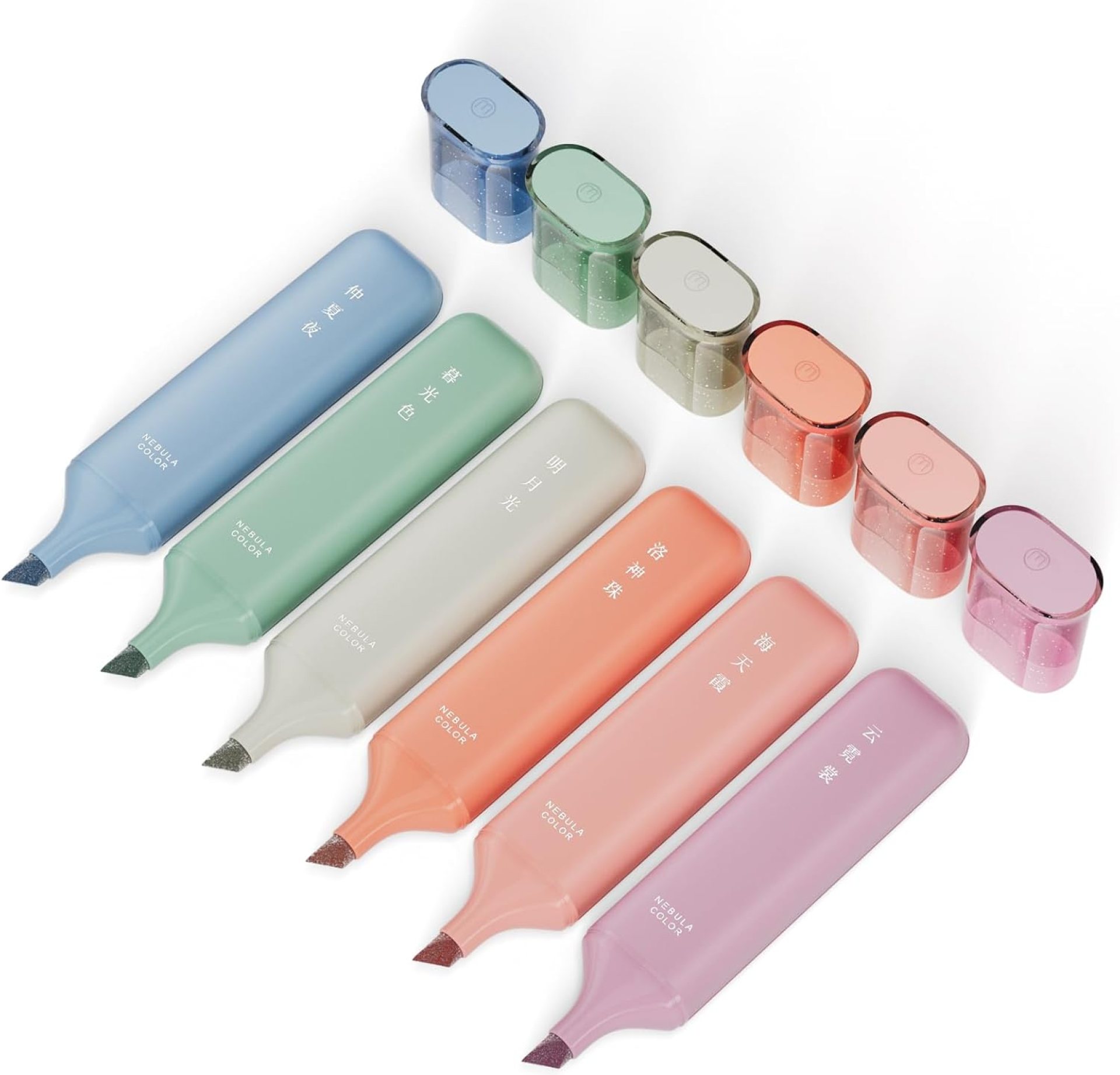 6 Pcs Glitter Highlighters,Nebula Color Glitter Highlighter Assorted Colors,No Bleed Dry Fast Easy to Hold Bible Highlighters,School and Office Supplies for Marking Drawing Journaling 6 Pcs Glitter Highlighters,Nebula Color Glitter Highlighter Assorted Colors,No Bleed Dry Fast Easy to Hold Bible Highlighters,School and Office Supplies for Marking Drawing Journaling