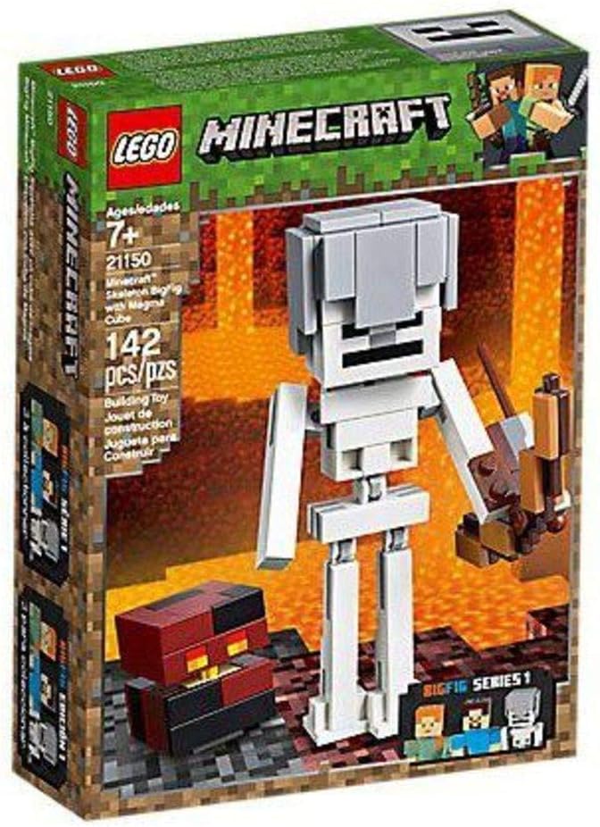 LEGO Minecraft BigFig Skeleton with Magma Cube Building Kit (142 Pieces) LEGO Minecraft BigFig Skeleton with Magma Cube Building Kit (142 Pieces)