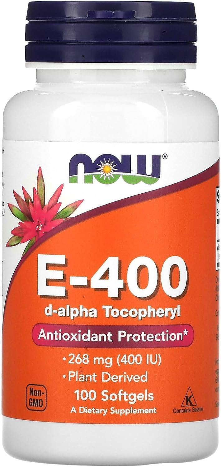 Now Foods – Vitamin E D Alpha Tocopheryl Acetate 400 IU – 100 Softgels Now Foods – Vitamin E D Alpha Tocopheryl Acetate 400 IU – 100 Softgels