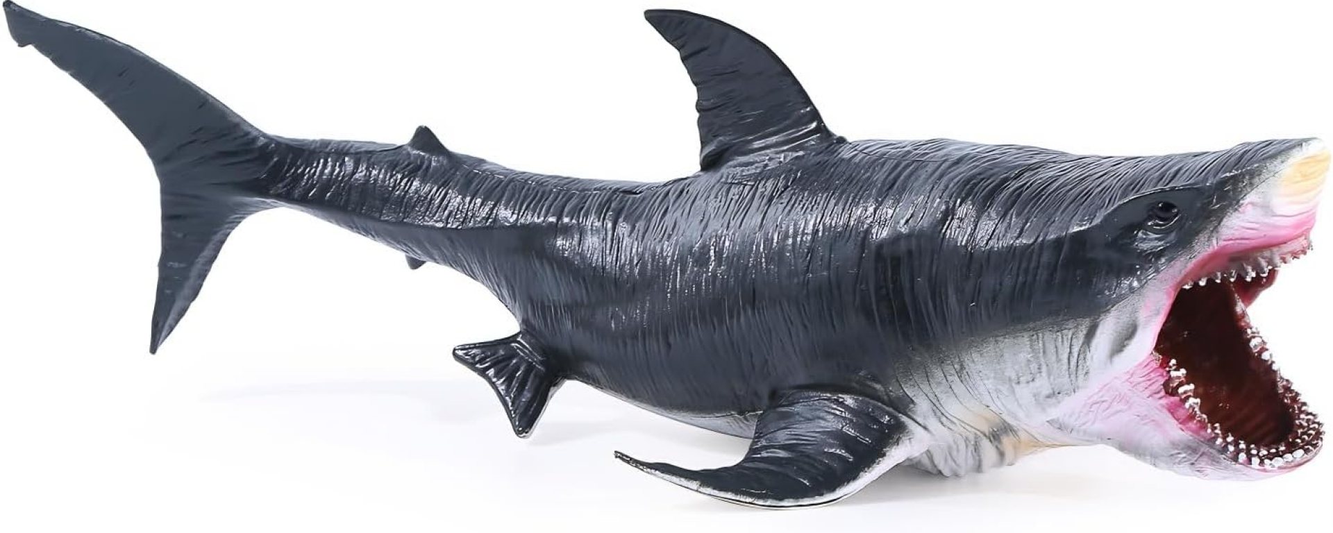11″ Megalodon Shark Toy, Realistic Deep Sea Giant Ocean Animal Figure with Movable Jaw for Kids Party Favors Cake Decor Bath Play Collection 11″ Megalodon Shark Toy, Realistic Deep Sea Giant Ocean Animal Figure with Movable Jaw for Kids Party Favors Cake Decor Bath Play Collection