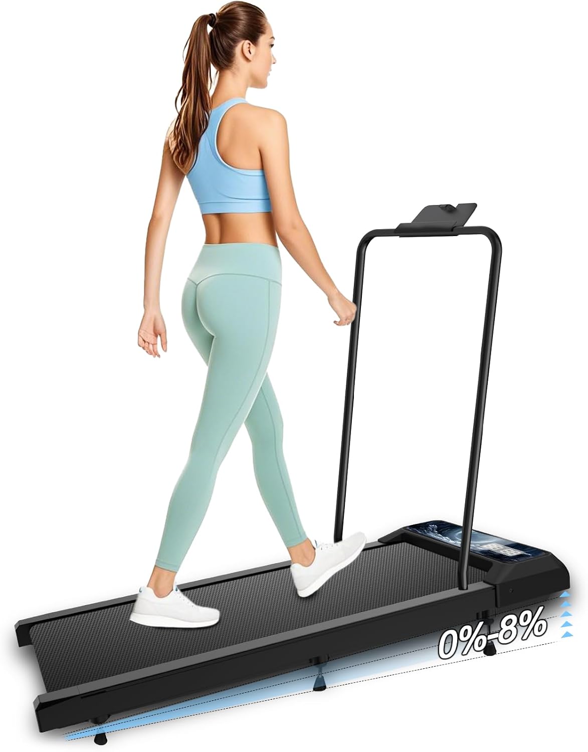 2 in 1 Treadmill and Walking Pad for Home/Office, Walking Treadmill with Remote Control, APP, and LED Display 2 in 1 Treadmill and Walking Pad for Home/Office, Walking Treadmill with Remote Control, APP, and LED Display