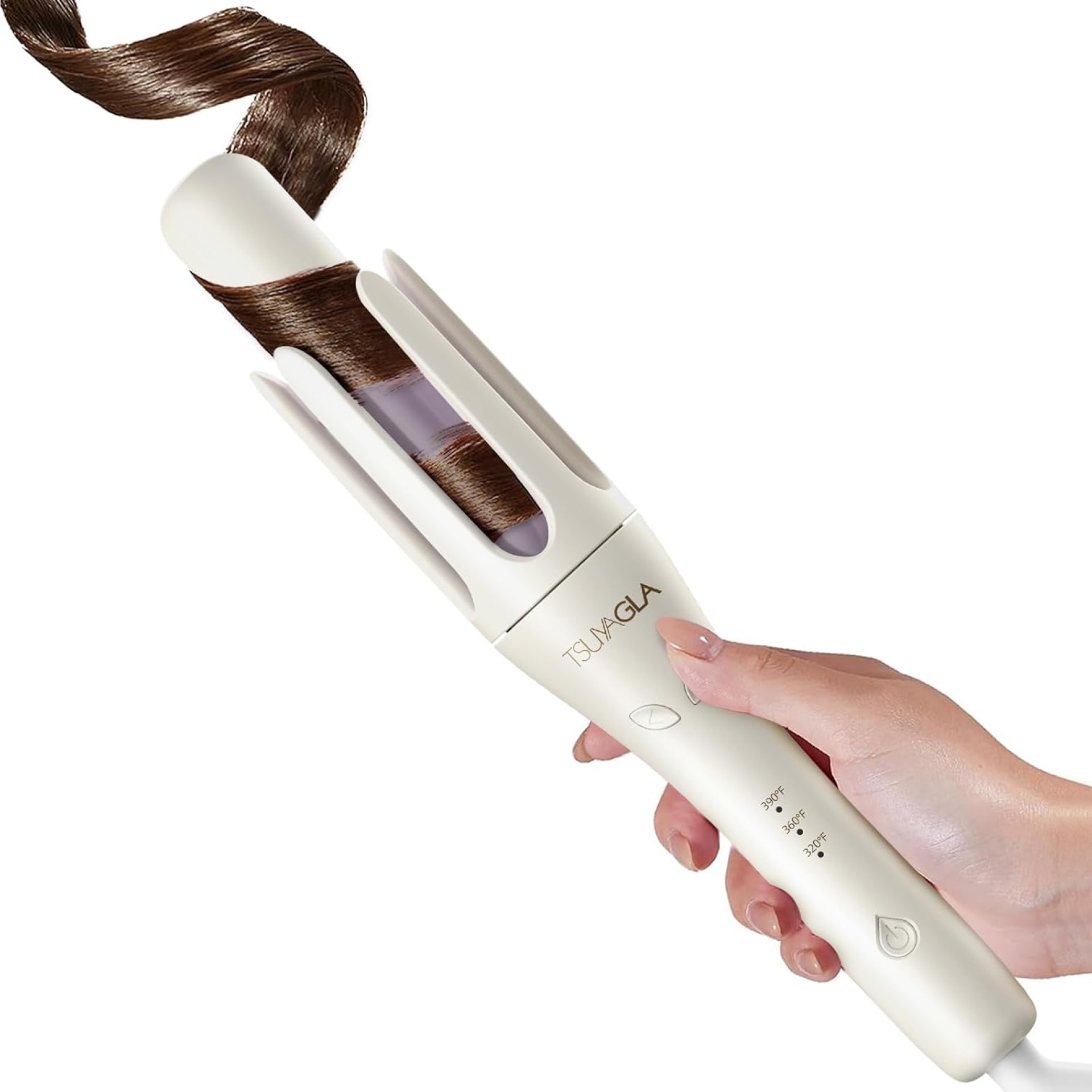 Automatic Hair Curler, 1 1/4 Inch Rotating Curling Iron with 3 Temp, 500 Million Ionic, 2-Way Rotation,10S Fast Heating, Anti-Scald, Anti-Tangle Rotating Curling Wand for Different Hair Types Automatic Hair Curler, 1 1/4 Inch Rotating Curling Iron with 3 Temp, 500 Million Ionic, 2-Way Rotation,10S Fast Heating, Anti-Scald, Anti-Tangle Rotating Curling Wand for Different Hair Types