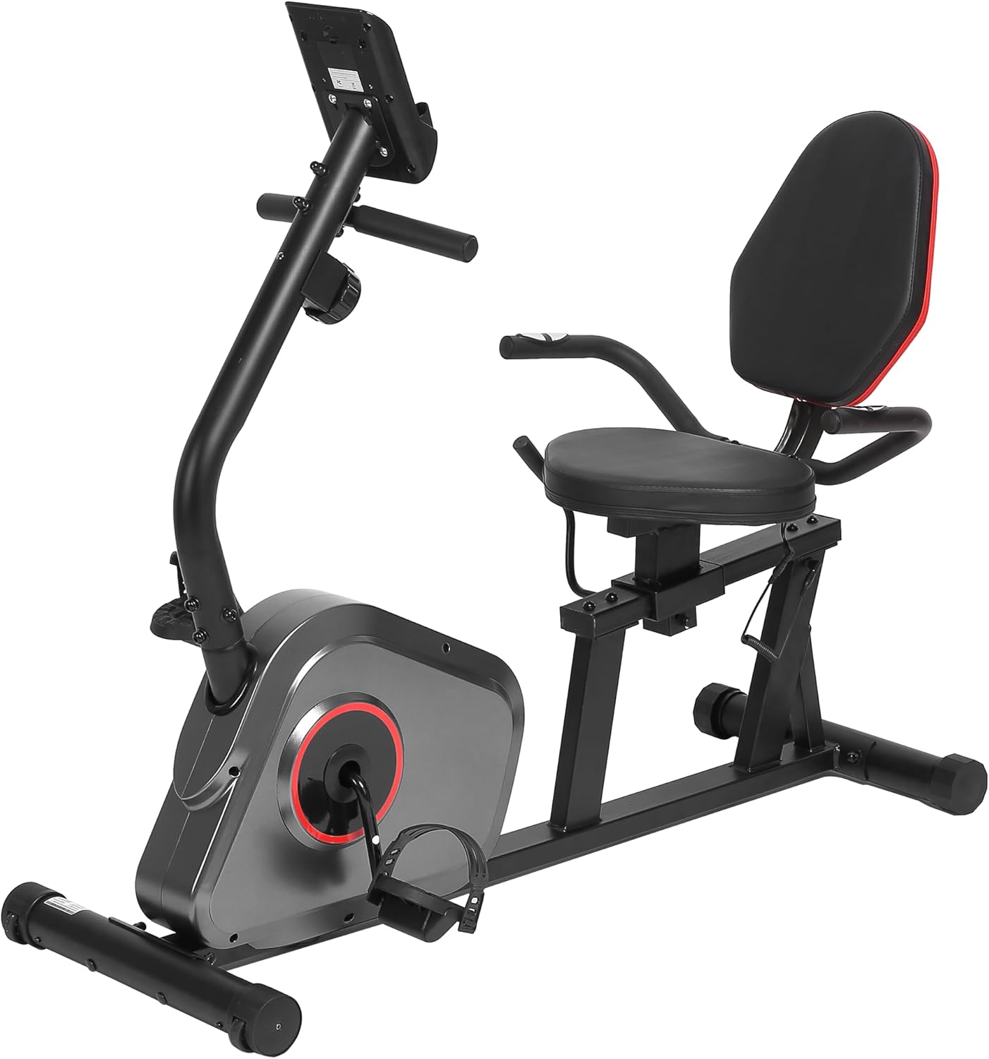 Recumbent Exercise Bike Stationary Bike Exercise Bikes for Home with 8 Levels Magnetic Resistance 300 LBS Weight Capacity LCD Monitor Heart Rate Handle and Device Holder Recumbent Exercise Bike Stationary Bike Exercise Bikes for Home with 8 Levels Magnetic Resistance 300 LBS Weight Capacity LCD Monitor Heart Rate Handle and Device Holder