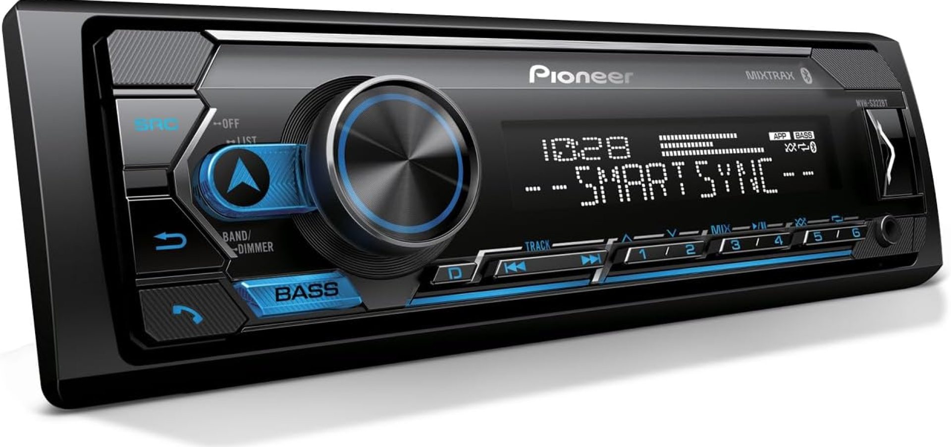 Pioneer MVH-S322BT Bluetooth Car Stereo with USB/AUX Inputs, Smartphone Connectivity, Pioneer Smart Snyc, and Hands-Free Calling for Enhanced in-Car Audio Experience Pioneer MVH-S322BT Bluetooth Car Stereo with USB/AUX Inputs, Smartphone Connectivity, Pioneer Smart Snyc, and Hands-Free Calling for Enhanced in-Car Audio Experience