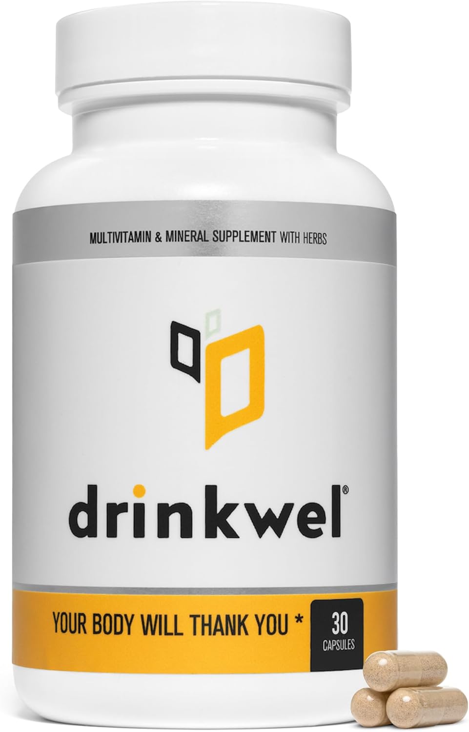 drinkwel Better Mornings – Premium Multivitamin Supplement – Liver Cleanse, Detox, Immune Support- Milk Thistle, Vitamin C, Zinc, Magnesium – 30 Count drinkwel Better Mornings – Premium Multivitamin Supplement – Liver Cleanse, Detox, Immune Support- Milk Thistle, Vitamin C, Zinc, Magnesium – 30 Count