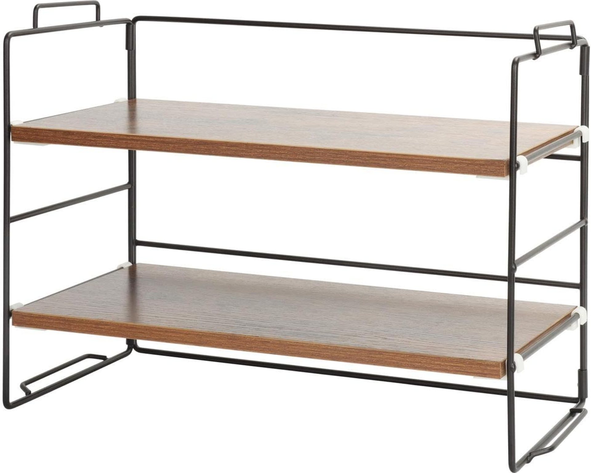 KATHY&BOB Wood Desk Shelf Organizer, 2-Tier Desktop Supplies Storage Rack, Adjustable Stackable Desk Shelf for Office, Kitchen, Bathroom, 15.75″*12.2″*7.87″ KATHY&BOB Wood Desk Shelf Organizer, 2-Tier Desktop Supplies Storage Rack, Adjustable Stackable Desk Shelf for Office, Kitchen, Bathroom, 15.75″*12.2″*7.87″