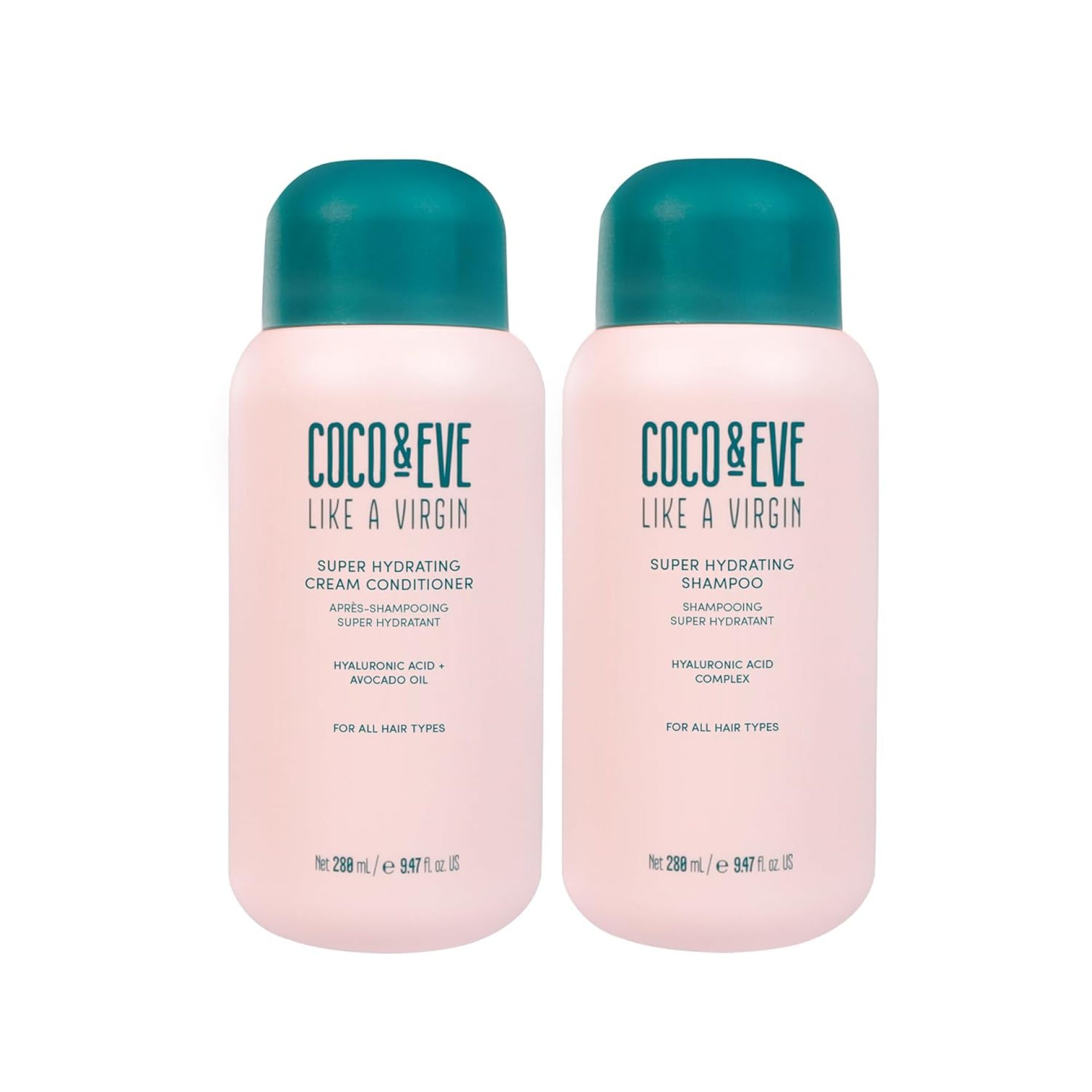 Coco & Eve Like a Virgin Shampoo & Conditioner Bundle Set – Natural, Sulfate free Hair Care with Argan Oil, Coconut and Avocado Oil | For Dry Damaged, Color Treated Hair | Anti Frizz (8.4 fl oz each) Coco & Eve Like a Virgin Shampoo & Conditioner Bundle Set – Natural, Sulfate free Hair Care with Argan Oil, Coconut and Avocado Oil | For Dry Damaged, Color Treated Hair | Anti Frizz (8.4 fl oz each)