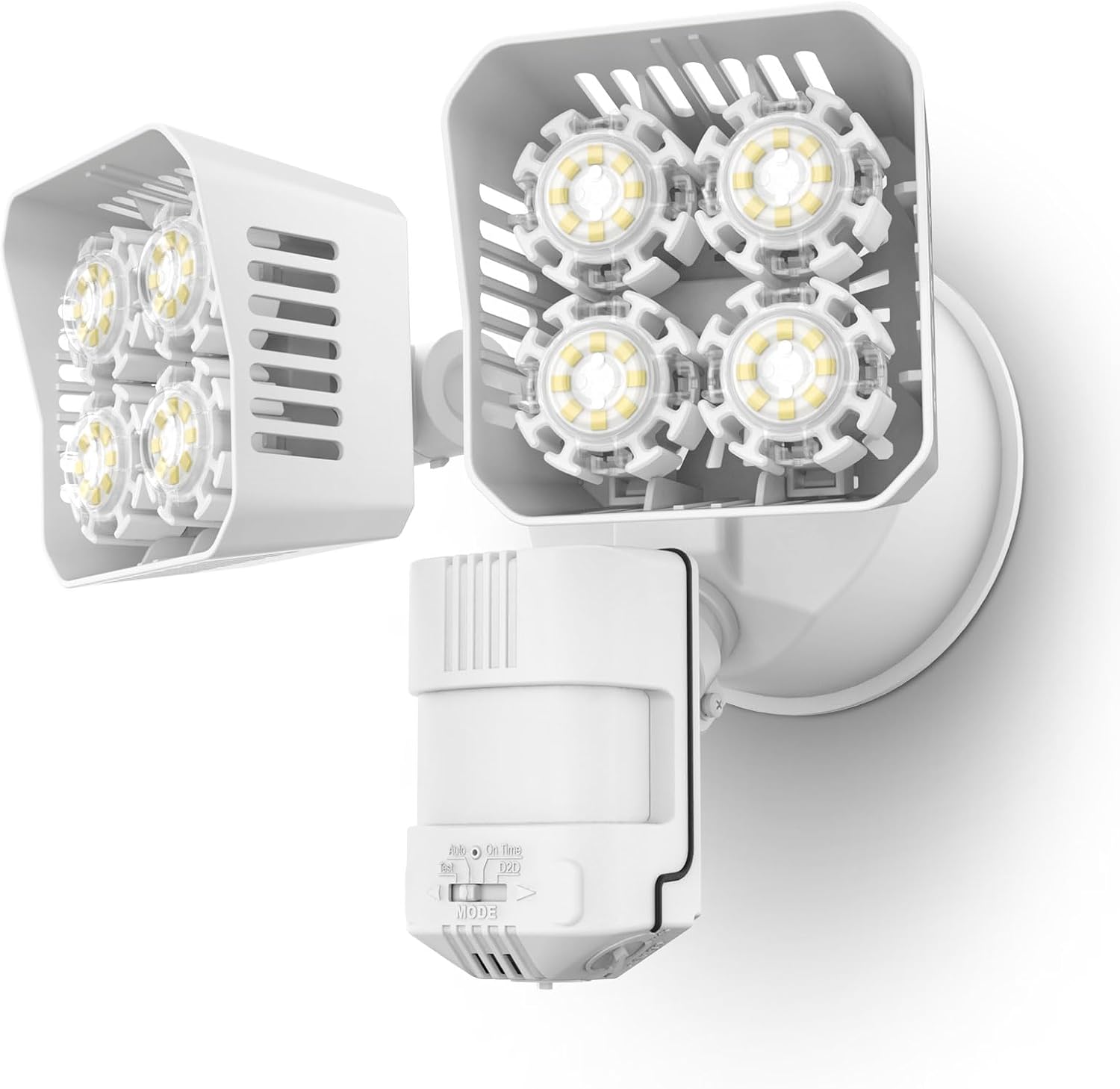 SANSI 36W 3600LM Motion Sensor Outdoor Lights, 50,000 Hrs Lifespan LED Flood Light Outdoor Motion Sensor, 350W Equiv 5000K Dusk to Dawn IP65, Super Bright for Yard Garage, White, Wired SANSI 36W 3600LM Motion Sensor Outdoor Lights, 50,000 Hrs Lifespan LED Flood Light Outdoor Motion Sensor, 350W Equiv 5000K Dusk to Dawn IP65, Super Bright for Yard Garage, White, Wired