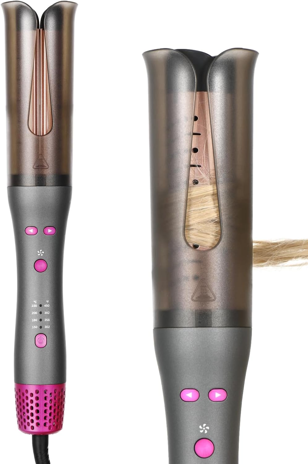 Bestauty Automatic Curling Iron, 1.25″ Ceramic Coating Heating Iron Barrels, Quick Heating Hair Curler for Waver Curl, 4 Adjustable Temperature 302°F-450°F with Cold Air Styling Function Bestauty Automatic Curling Iron, 1.25″ Ceramic Coating Heating Iron Barrels, Quick Heating Hair Curler for Waver Curl, 4 Adjustable Temperature 302°F-450°F with Cold Air Styling Function