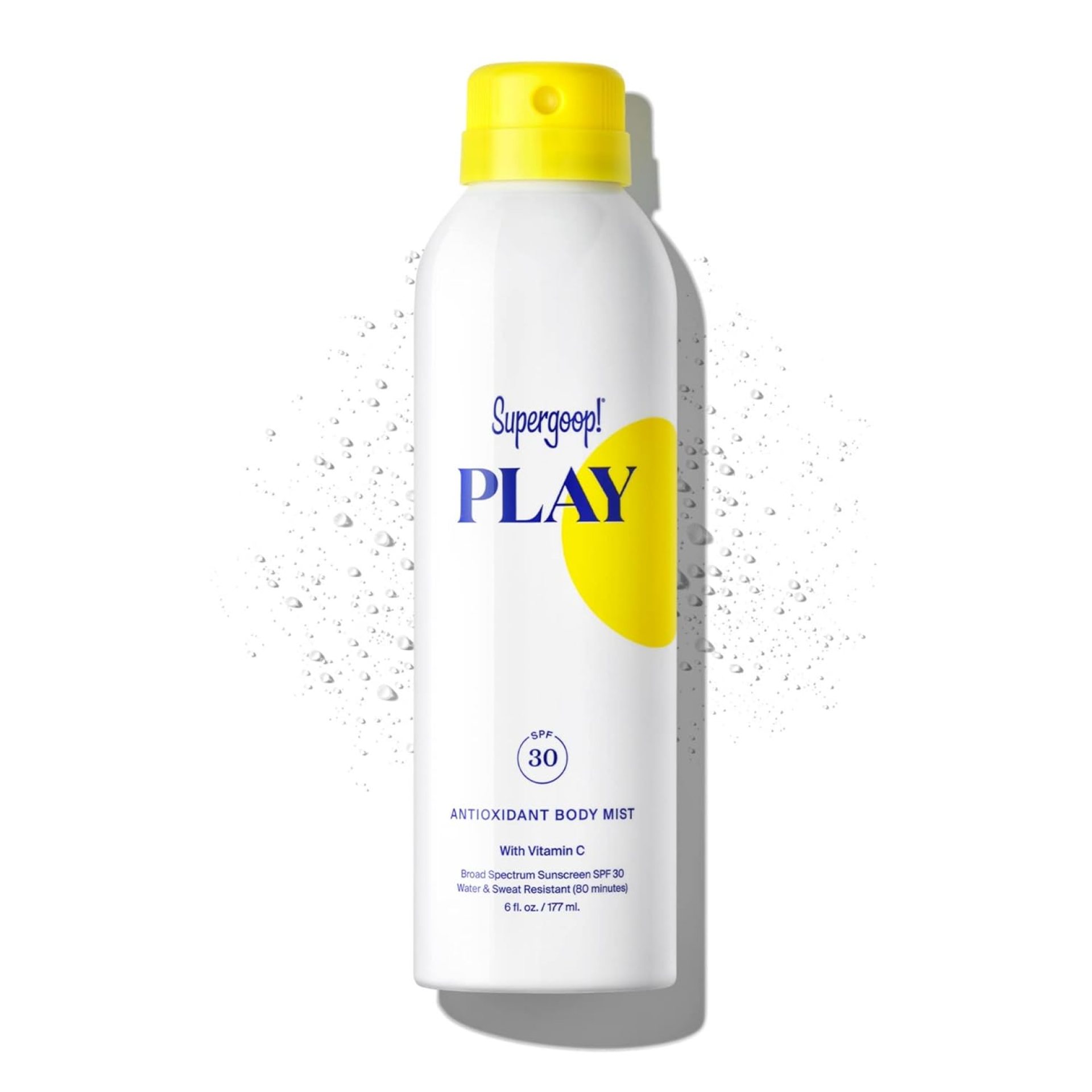 Supergoop! PLAY SPF 30 Antioxidant Body Mist w/ Vitamin C, 6 fl oz – Broad Spectrum Sunscreen Spray for Sensitive Skin – Clean Ingredients – Great for Active Days Supergoop! PLAY SPF 30 Antioxidant Body Mist w/ Vitamin C, 6 fl oz – Broad Spectrum Sunscreen Spray for Sensitive Skin – Clean Ingredients – Great for Active Days