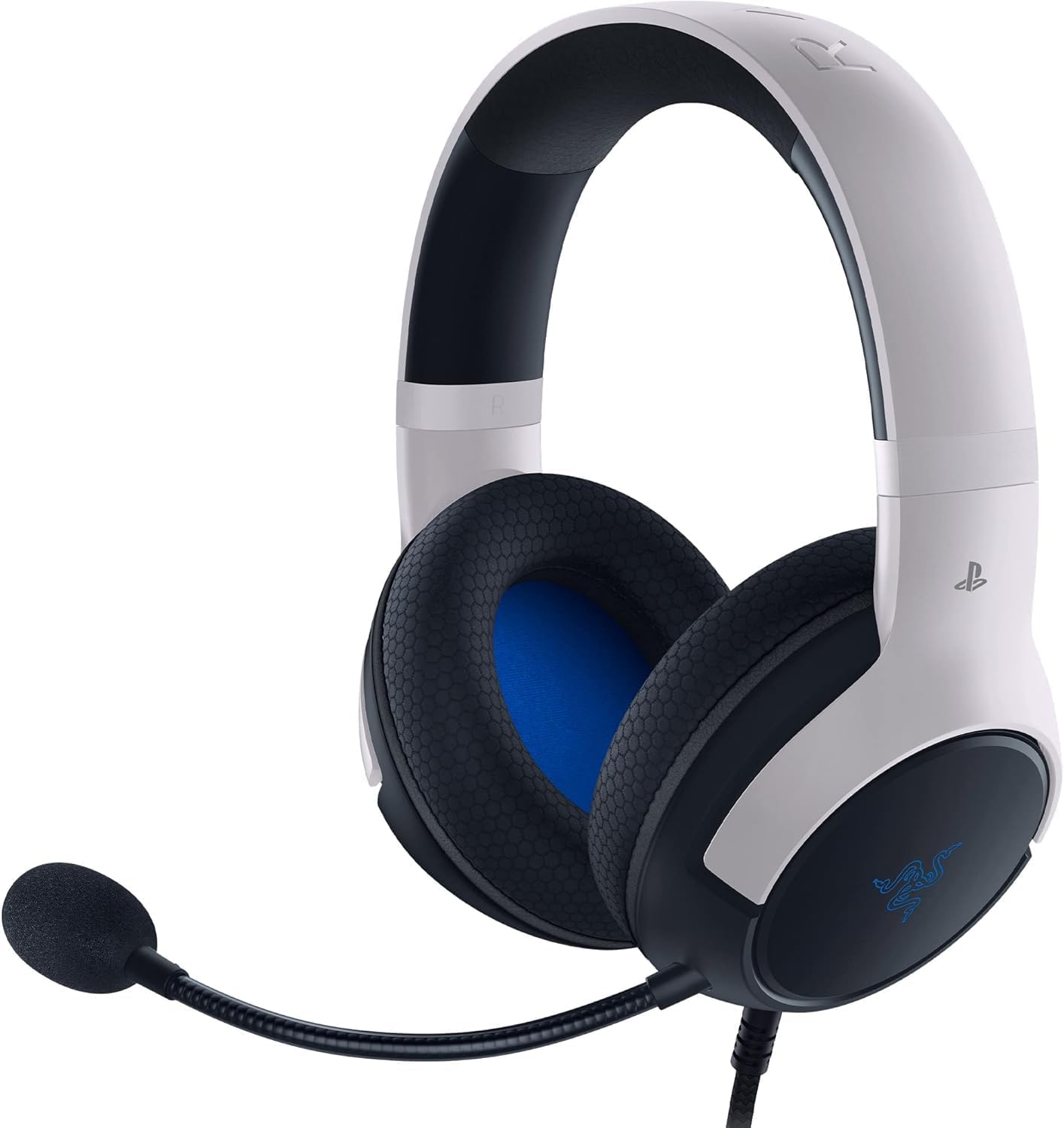 Razer Kaira X Wired Gaming Headset for PlayStation 5 / PS5, PS4, PC, Mac, Mobile: 50mm Drivers – HyperClear Cardioid Mic – Memory Foam Cushions – On-Headset Controls – White & Black Razer Kaira X Wired Gaming Headset for PlayStation 5 / PS5, PS4, PC, Mac, Mobile: 50mm Drivers – HyperClear Cardioid Mic – Memory Foam Cushions – On-Headset Controls – White & Black