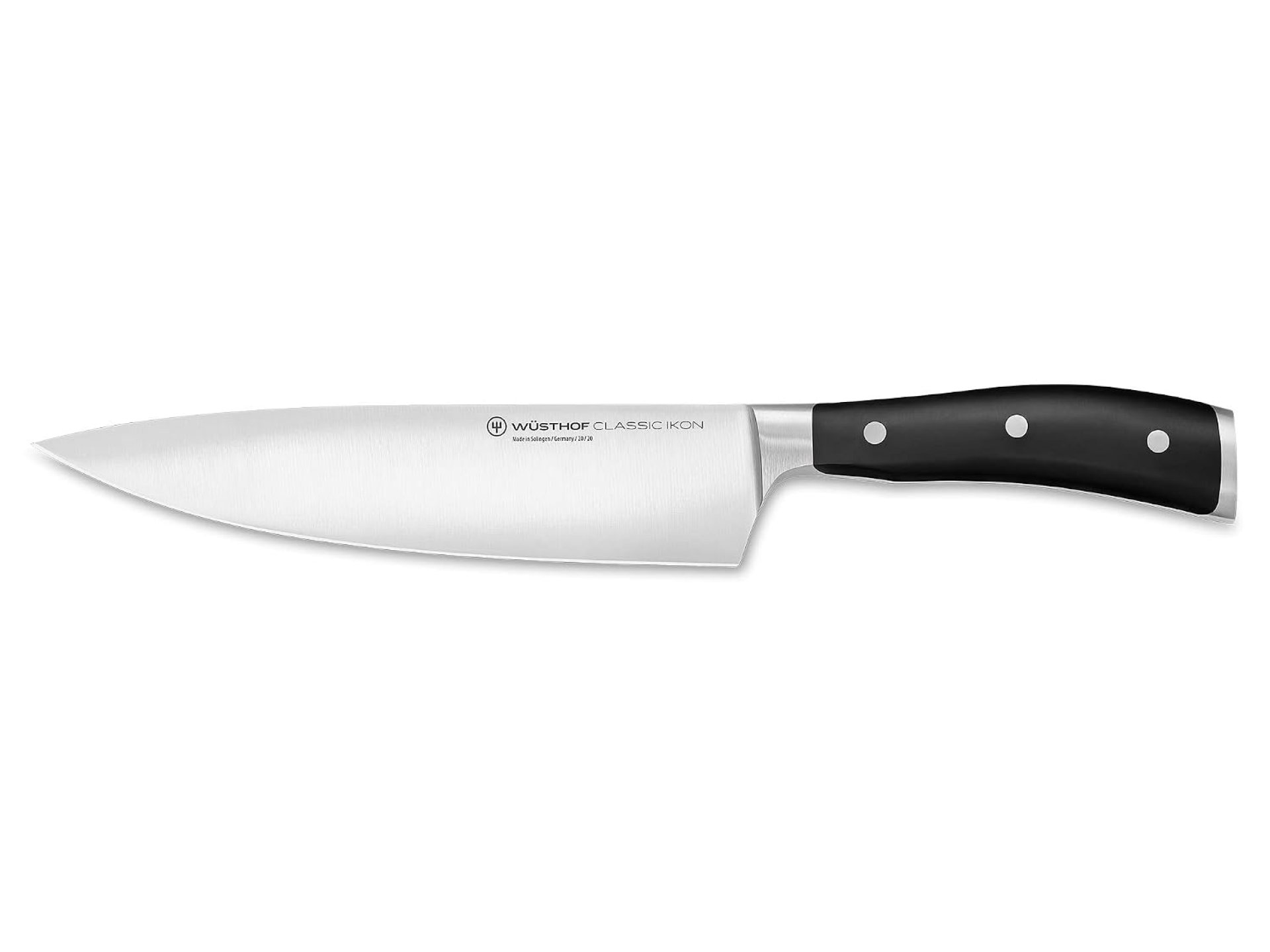 WÜSTHOF Classic IKON 8-Inch Chef’s Knife, Black WÜSTHOF Classic IKON 8-Inch Chef’s Knife, Black