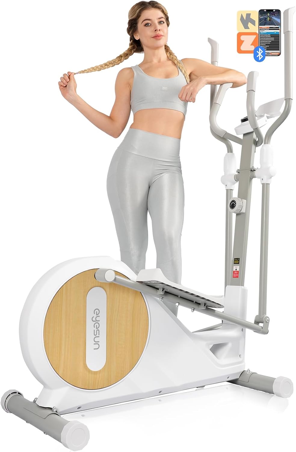 Elliptical Exercise Machine for Home,3-in-1Compact Training Machines with 16 Resistance Levels,14LB Flywheel,Low Impact Magnetic Cross Trainer,Quiet Portable Elliptical for Seniors&Small Spaces Elliptical Exercise Machine for Home,3-in-1Compact Training Machines with 16 Resistance Levels,14LB Flywheel,Low Impact Magnetic Cross Trainer,Quiet Portable Elliptical for Seniors&Small Spaces