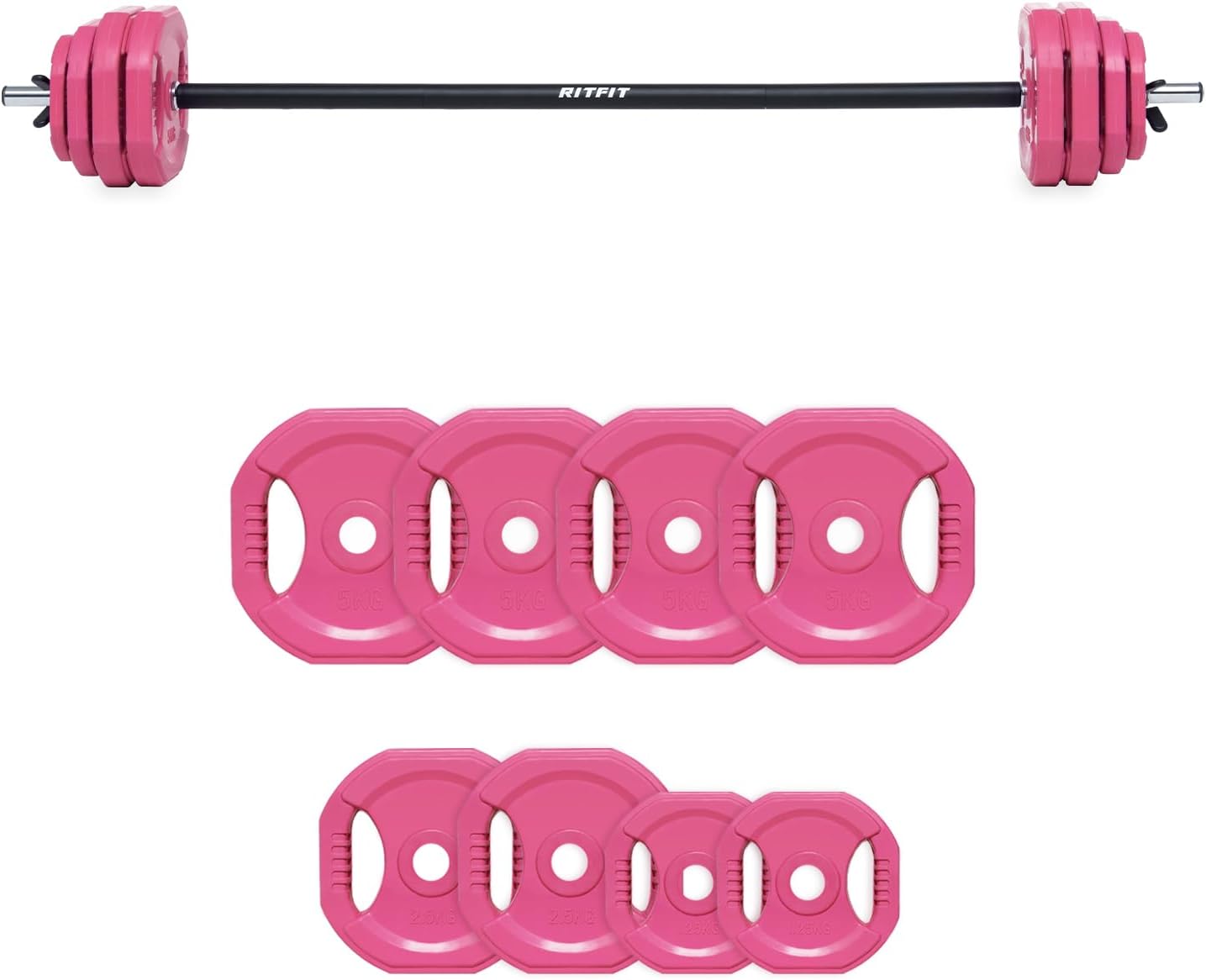 RitFit Adjustable Barbell Weight Set for Weightlifting and Strength Training in Home&Gym (20/30/40 KG) RitFit Adjustable Barbell Weight Set for Weightlifting and Strength Training in Home&Gym (20/30/40 KG)