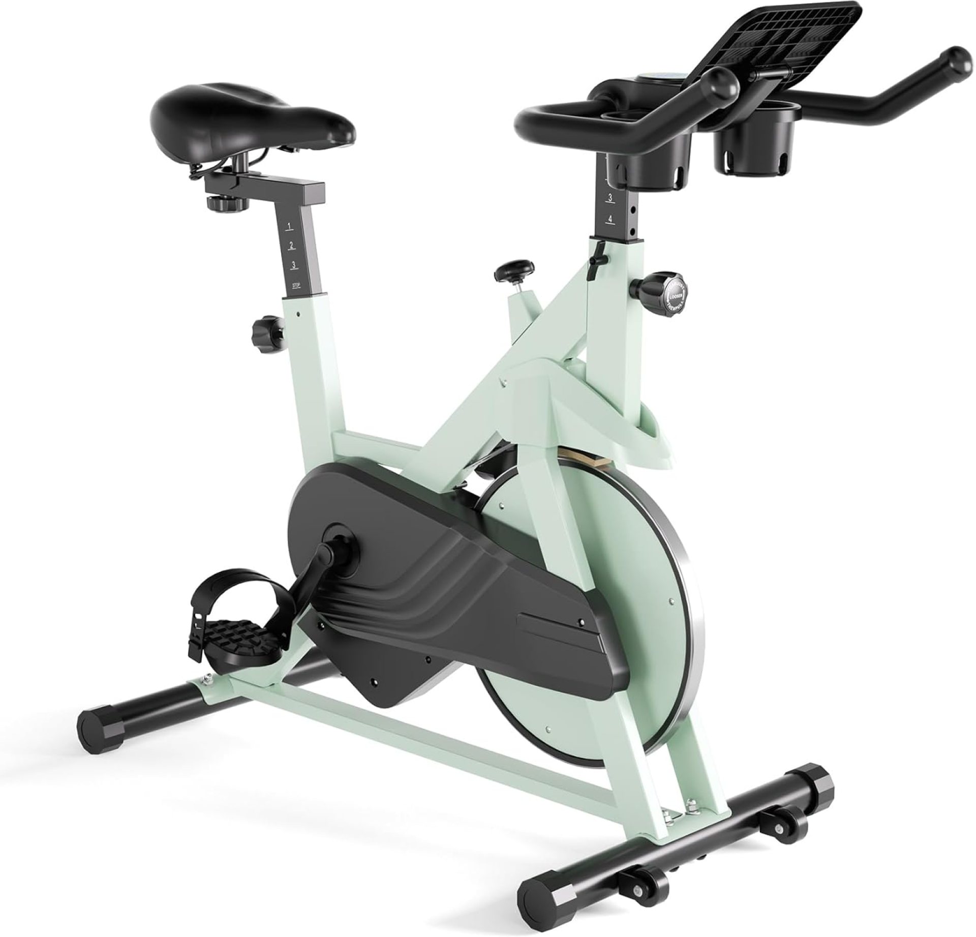 Exercise Bike, 32-Level Magnetic Resistance Stationary Bikes for Home, Low Noise 300LBS Weight Capacity Workout Cycling Bike for Home Gym with Pad Monitor, LCD Monitor, Cup Holder Exercise Bike, 32-Level Magnetic Resistance Stationary Bikes for Home, Low Noise 300LBS Weight Capacity Workout Cycling Bike for Home Gym with Pad Monitor, LCD Monitor, Cup Holder