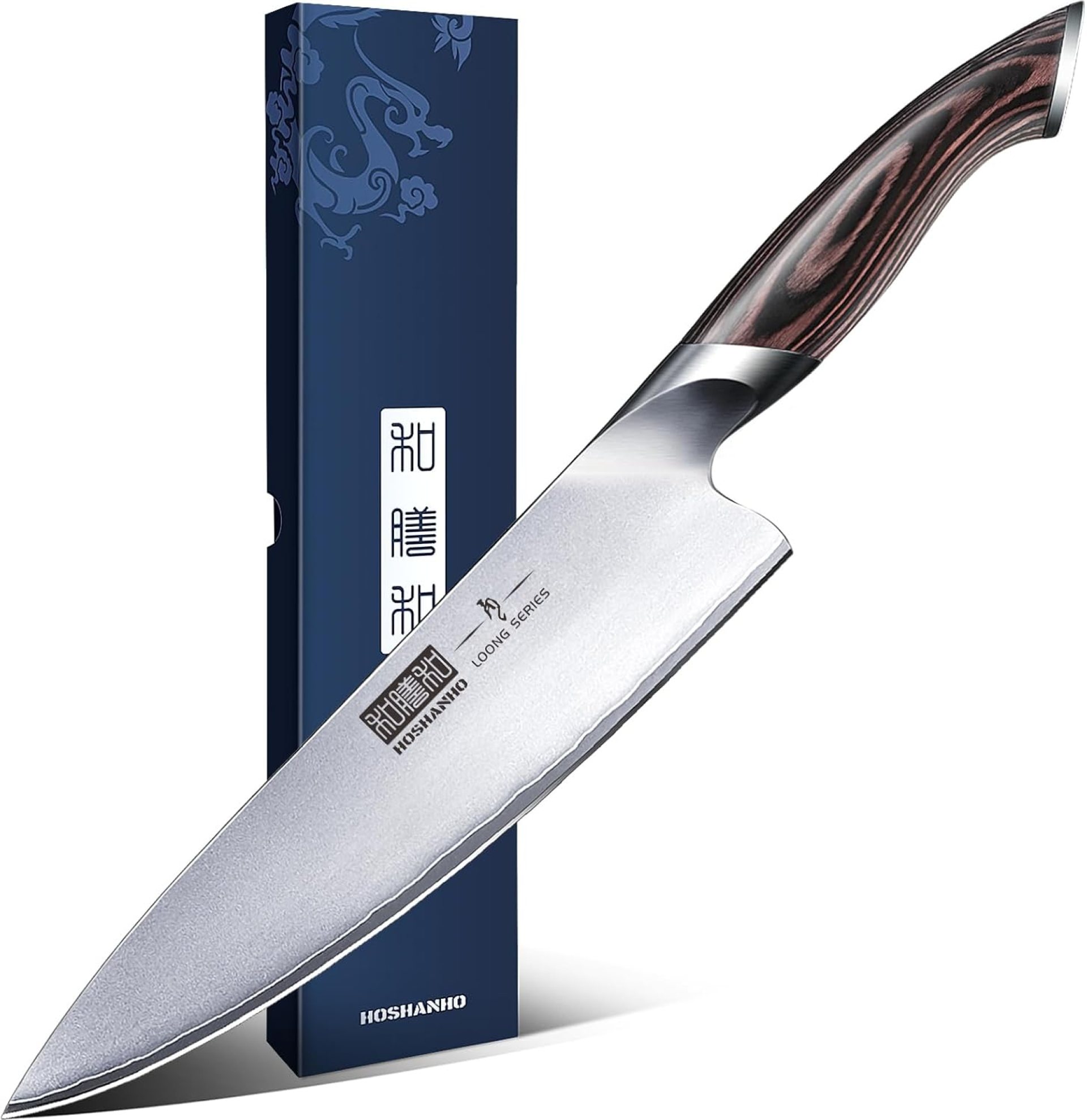 Kitchen Knife in Japanese Steel AUS-10, High-Class Chef’s Knife 8 inch Professional Cooking Knife, Non-slip Ultra Sharp Knife with Ergonomic Handle Kitchen Knife in Japanese Steel AUS-10, High-Class Chef’s Knife 8 inch Professional Cooking Knife, Non-slip Ultra Sharp Knife with Ergonomic Handle