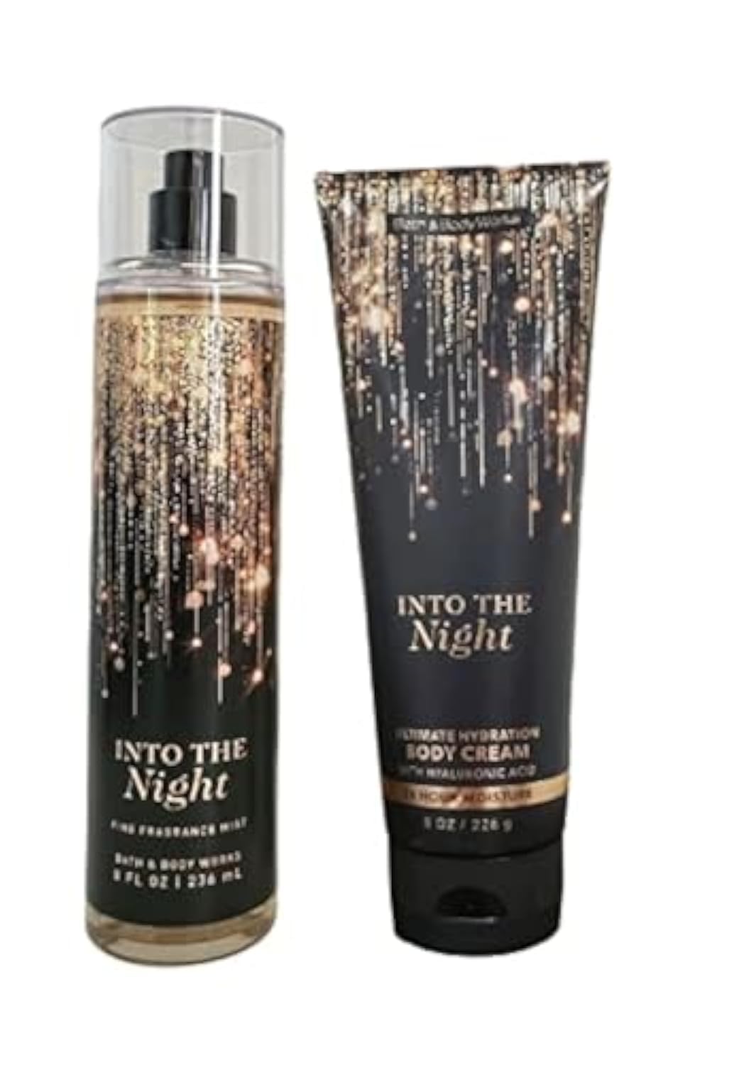 Bath & Body Works – Into the Night – Fine Fragrance Mist and Ultra Shea Body Cream – Full Size (Packaging Varies) Bath & Body Works – Into the Night – Fine Fragrance Mist and Ultra Shea Body Cream – Full Size (Packaging Varies)
