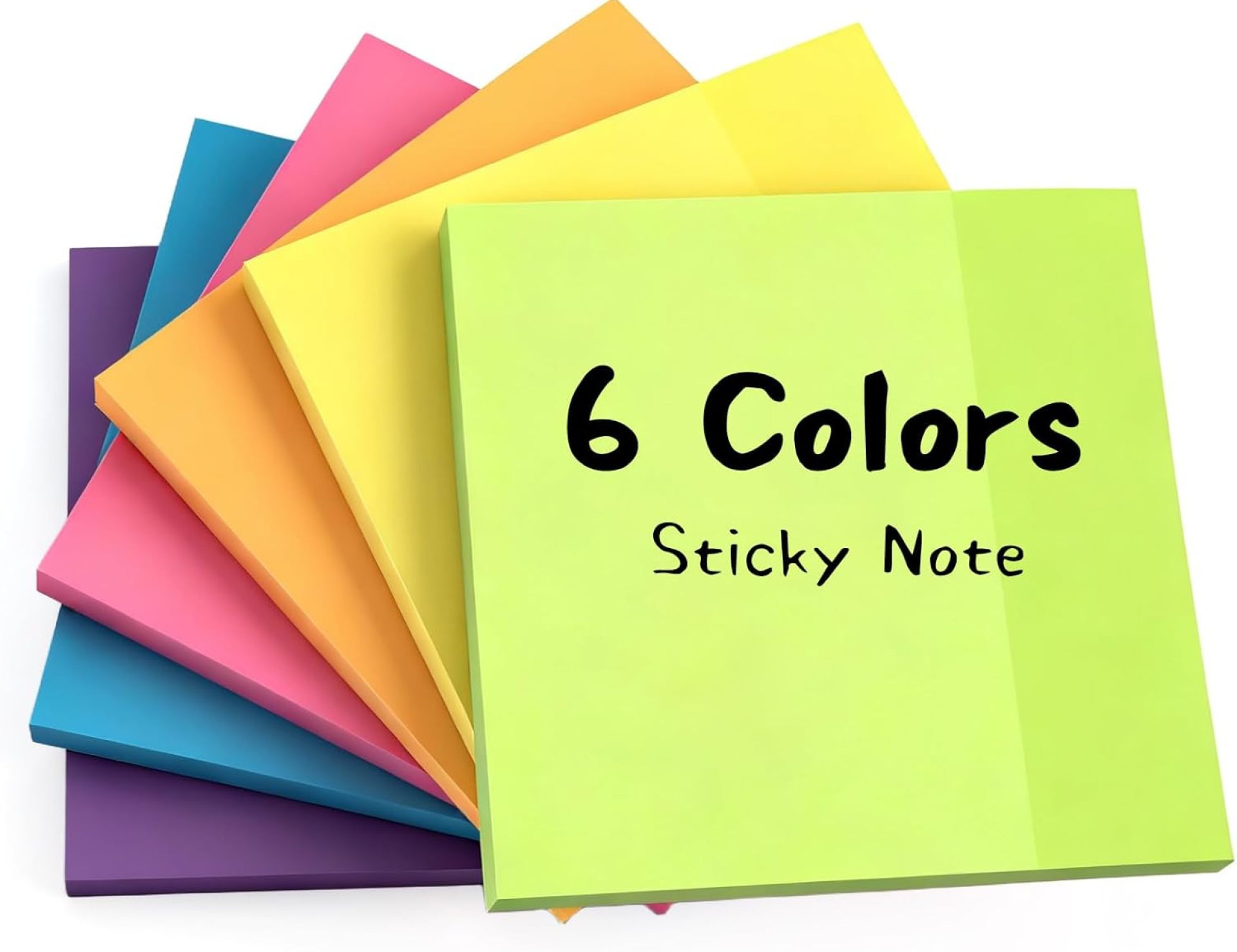 492PCS to-Do List Sticky Notes – CARGEN Memo Stickers, 3x3in Large Colorful Self-Sticky Note Pads for Office, Meeting, Home and School Study Supplies, 82 Sheets/Pad, 6 Pads, 6 Colors 492PCS to-Do List Sticky Notes – CARGEN Memo Stickers, 3x3in Large Colorful Self-Sticky Note Pads for Office, Meeting, Home and School Study Supplies, 82 Sheets/Pad, 6 Pads, 6 Colors