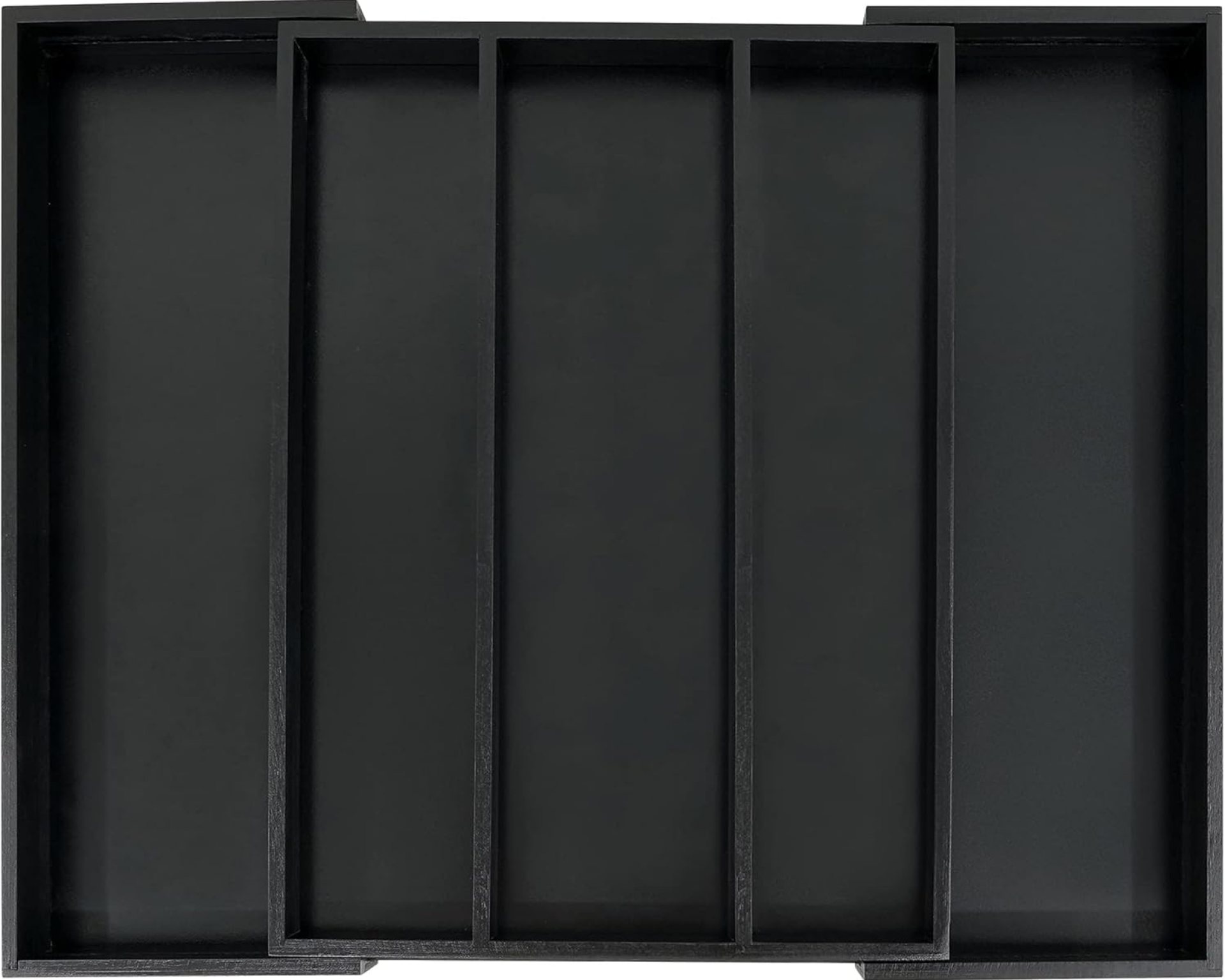 Utoplike Bamboo Drawer Organizer Kitchen Utensils, Adjustable Black Silverware Holder and Cutlery Tray Organiser, Expandable Drawer Divider for Flatware, Knives in Kitchen, Bedroom, Living Room Utoplike Bamboo Drawer Organizer Kitchen Utensils, Adjustable Black Silverware Holder and Cutlery Tray Organiser, Expandable Drawer Divider for Flatware, Knives in Kitchen, Bedroom, Living Room