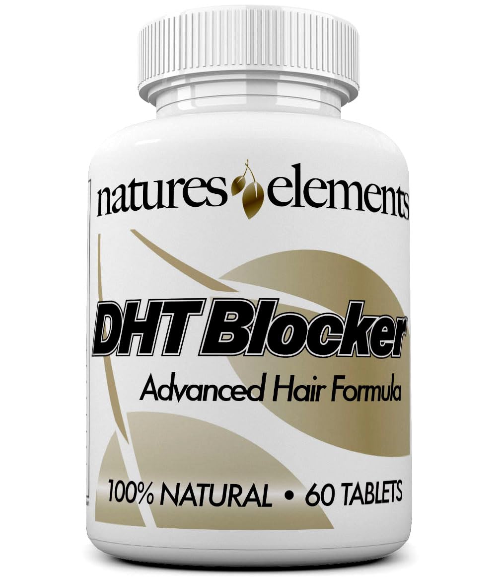 DHT Blocker – Herbal Formula with Saw Palmetto, Fo-Ti & Beta-Sitosterol – Supports Hair Regrowth & Gray Hair Reversal – 60 Tablets – Non-GMO, Vegetarian DHT Blocker – Herbal Formula with Saw Palmetto, Fo-Ti & Beta-Sitosterol – Supports Hair Regrowth & Gray Hair Reversal – 60 Tablets – Non-GMO, Vegetarian