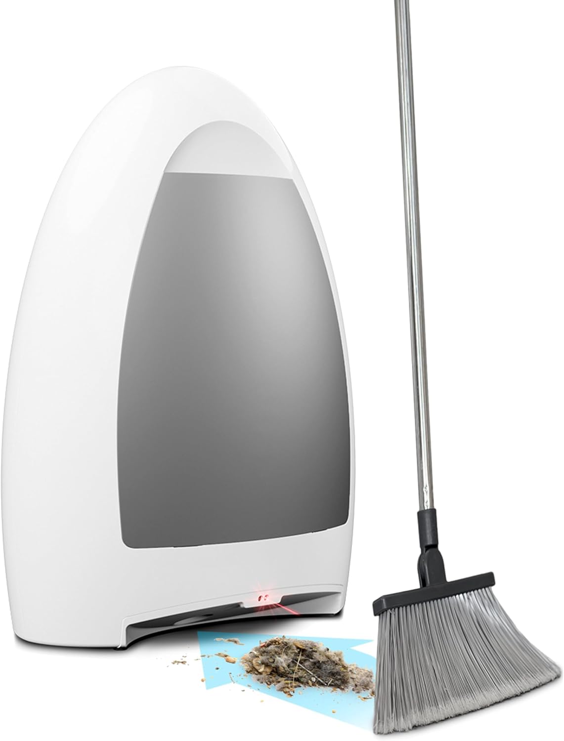 EyeVac Home Touchless Vacuum Automatic Dustpan – Great for Sweeping Pet Hair Food Dirt Kitchen – Ultra Fast & Powerful, Corded Canister Vacuum, Bagless, Automatic Sensors, 1000 Watt (White) EyeVac Home Touchless Vacuum Automatic Dustpan – Great for Sweeping Pet Hair Food Dirt Kitchen – Ultra Fast & Powerful, Corded Canister Vacuum, Bagless, Automatic Sensors, 1000 Watt (White)