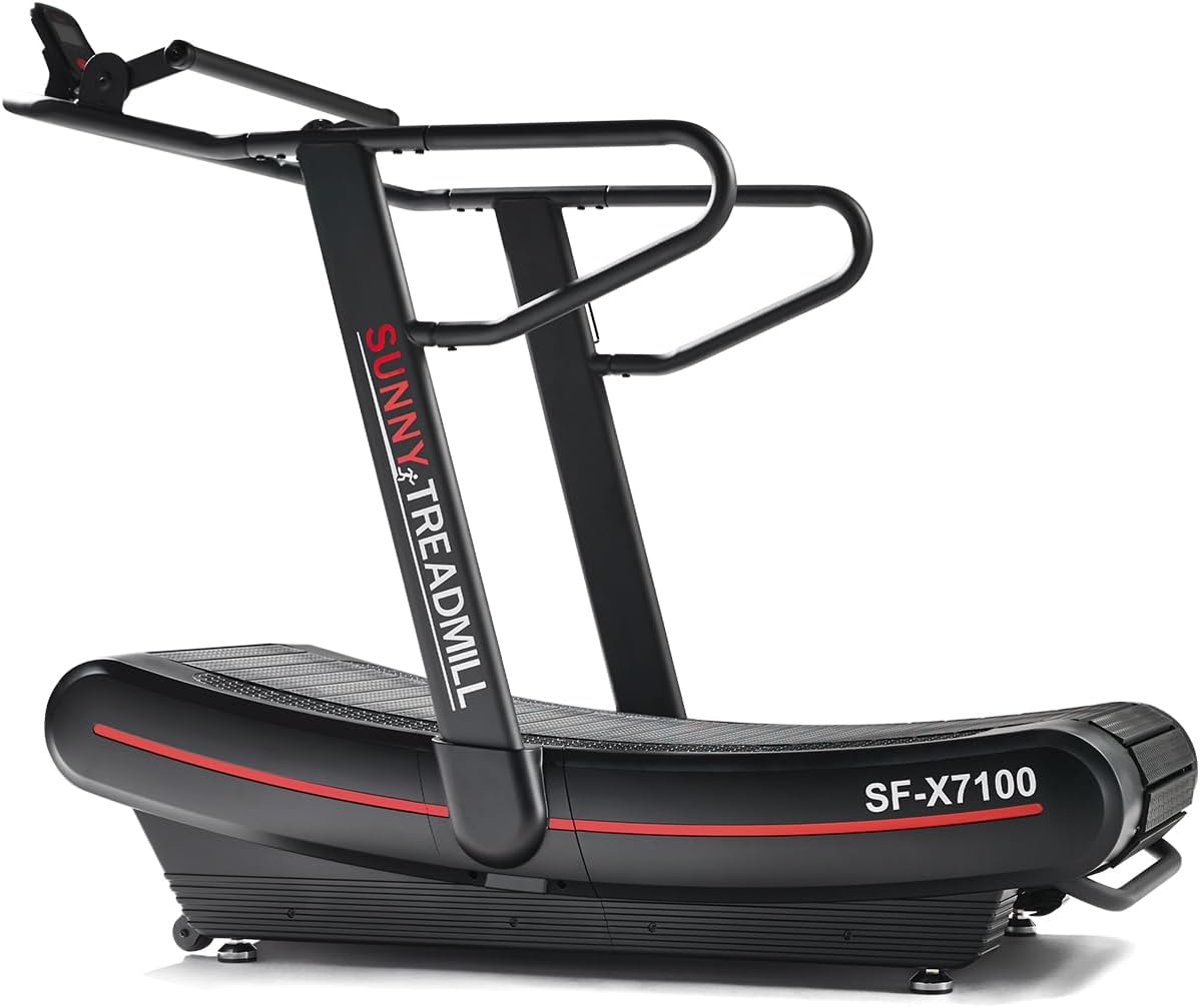 Sunny Health & Fitness Premium Heavy-Duty Incline/Decline Optional Manual Treadmill – Commercial Grade, 330+ LB, Shock Absorption, Digital Monitor, Hike, Multi-Grip Adjustable Handrails, Non-Slip Belt Sunny Health & Fitness Premium Heavy-Duty Incline/Decline Optional Manual Treadmill – Commercial Grade, 330+ LB, Shock Absorption, Digital Monitor, Hike, Multi-Grip Adjustable Handrails, Non-Slip Belt
