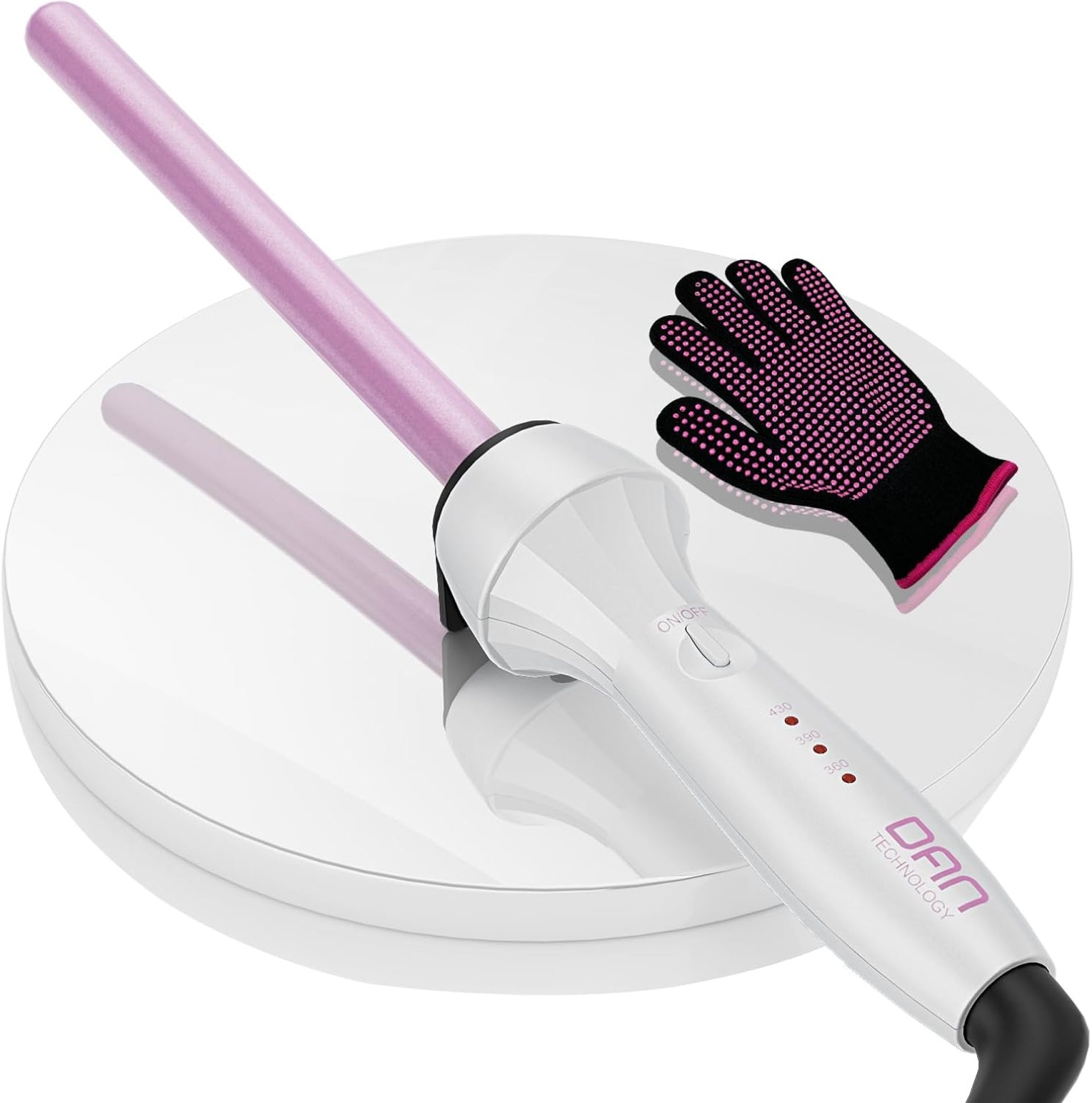 DAN Technology Curling Iron, 1/2 inch, Thin Curling Wand, Adjustable Temperature, Tourmaline Impregnated Ceramic Barrel, Dual Voltage Hair Wand, 60 min Shut Off DAN Technology Curling Iron, 1/2 inch, Thin Curling Wand, Adjustable Temperature, Tourmaline Impregnated Ceramic Barrel, Dual Voltage Hair Wand, 60 min Shut Off