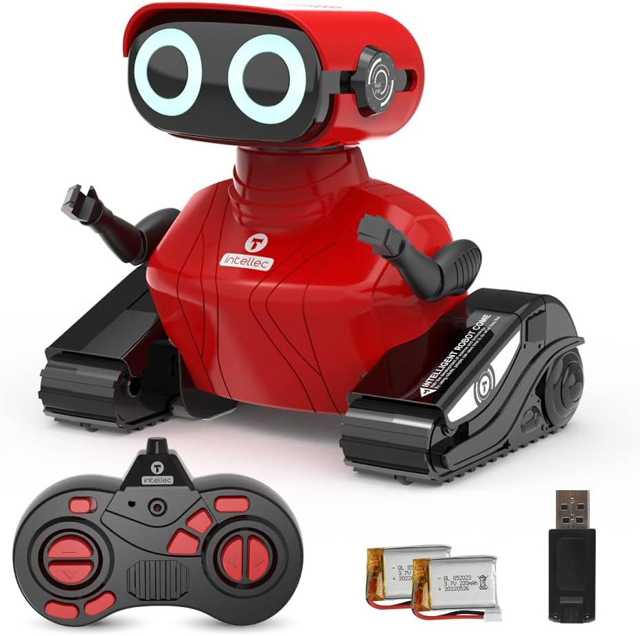 HONGCA Girl Robot Toys, Rechargeable Remote Control Robot Toy with Touch Sense Recording Programming Music LED Eyes Dance Moves Flexible Head/Arms, RC Toys for Kids Boys Girls Age 3+ Birthday Gifts HONGCA Girl Robot Toys, Rechargeable Remote Control Robot Toy with Touch Sense Recording Programming Music LED Eyes Dance Moves Flexible Head/Arms, RC Toys for Kids Boys Girls Age 3+ Birthday Gifts