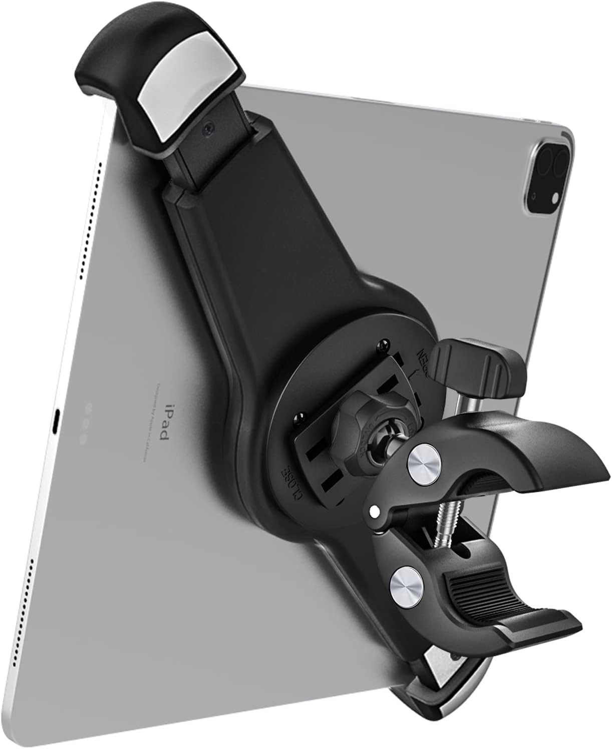 woleyi Spin Bike Large Tablet Mount, iPad Mic Stand Exercise Bike Handlebar Holder for Stationary Bicycle, Treadmill, Microphone Pole, for iPad Pro/Air, Galaxy Tabs, Surface Pro/Go, 9.5-14.5″ Tablets woleyi Spin Bike Large Tablet Mount, iPad Mic Stand Exercise Bike Handlebar Holder for Stationary Bicycle, Treadmill, Microphone Pole, for iPad Pro/Air, Galaxy Tabs, Surface Pro/Go, 9.5-14.5″ Tablets