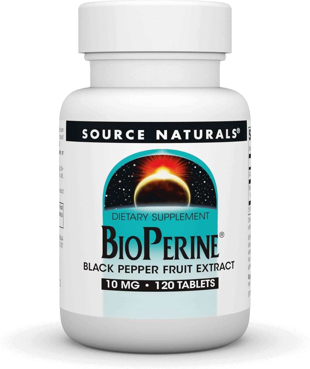 Source Naturals BioPerine – Black Pepper Fruit Extract, Promotes Nutrient Absorption* 10 mg, 120 Tablets Source Naturals BioPerine – Black Pepper Fruit Extract, Promotes Nutrient Absorption* 10 mg, 120 Tablets