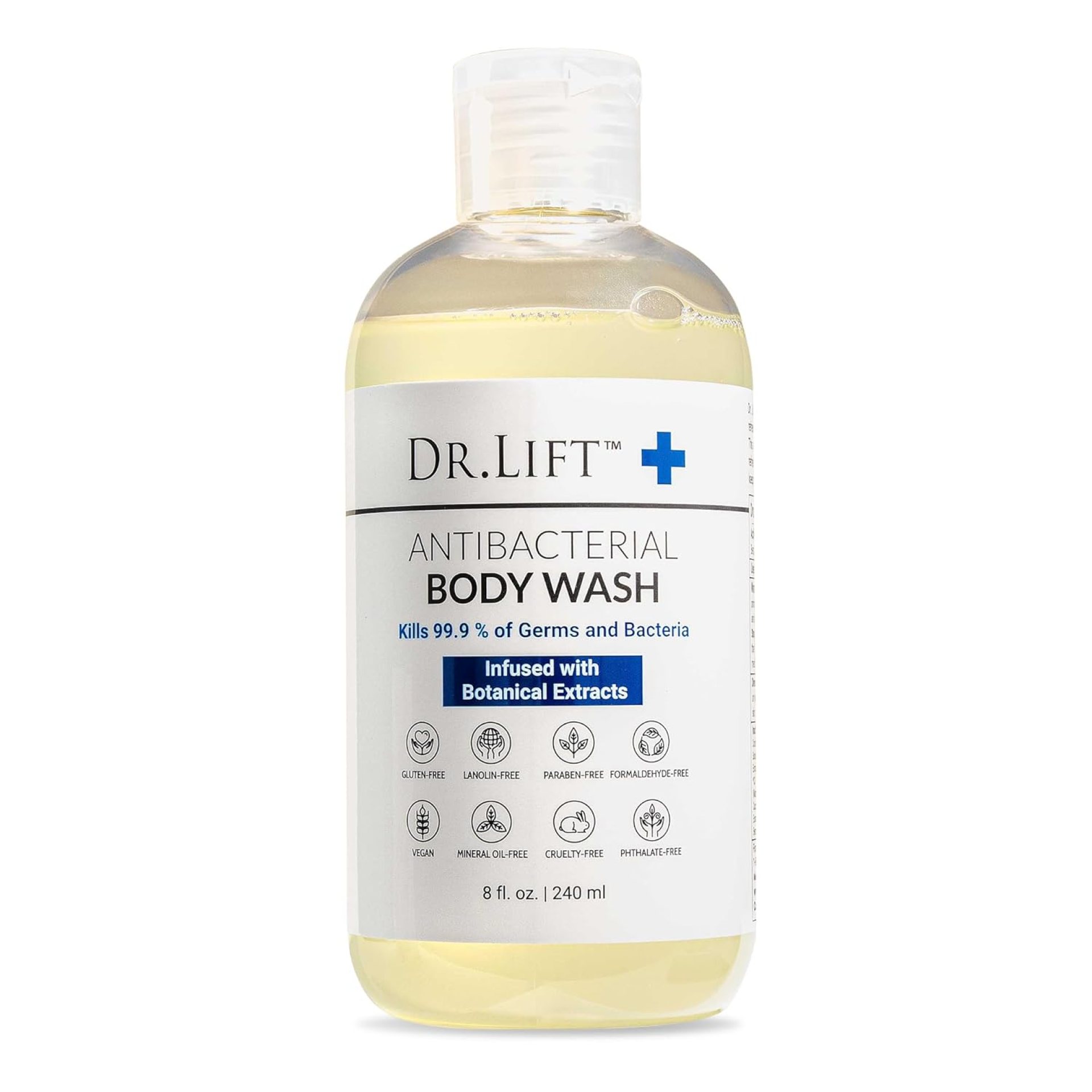 Antibacterial Body Wash | Kills 99.9% of Germs | Made in America | Antibacterial Soap – Infused with Botanical Extracts | Shower Gel Body Wash for Women & Men | Liquid Bath Soap – 8 Oz Antibacterial Body Wash | Kills 99.9% of Germs | Made in America | Antibacterial Soap – Infused with Botanical Extracts | Shower Gel Body Wash for Women & Men | Liquid Bath Soap – 8 Oz