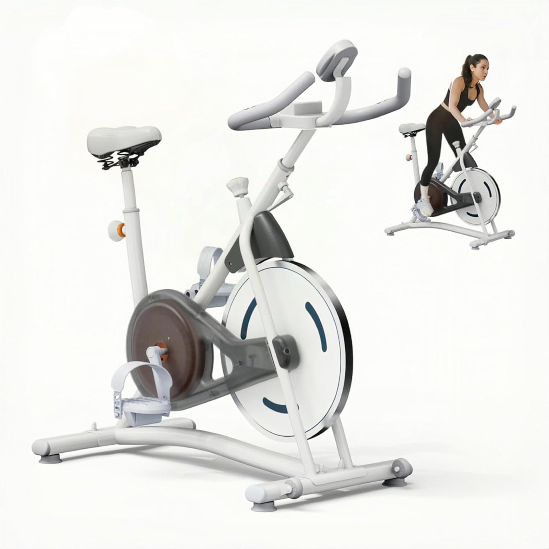 Exercise Bike Stationary Bikes for Home, Adjustable Resistance & Comfortable Seat Workout Bike, Quiet Indoor Cycling Bike with Digital Monitor, Phone Holder Exercise Bike Stationary Bikes for Home, Adjustable Resistance & Comfortable Seat Workout Bike, Quiet Indoor Cycling Bike with Digital Monitor, Phone Holder