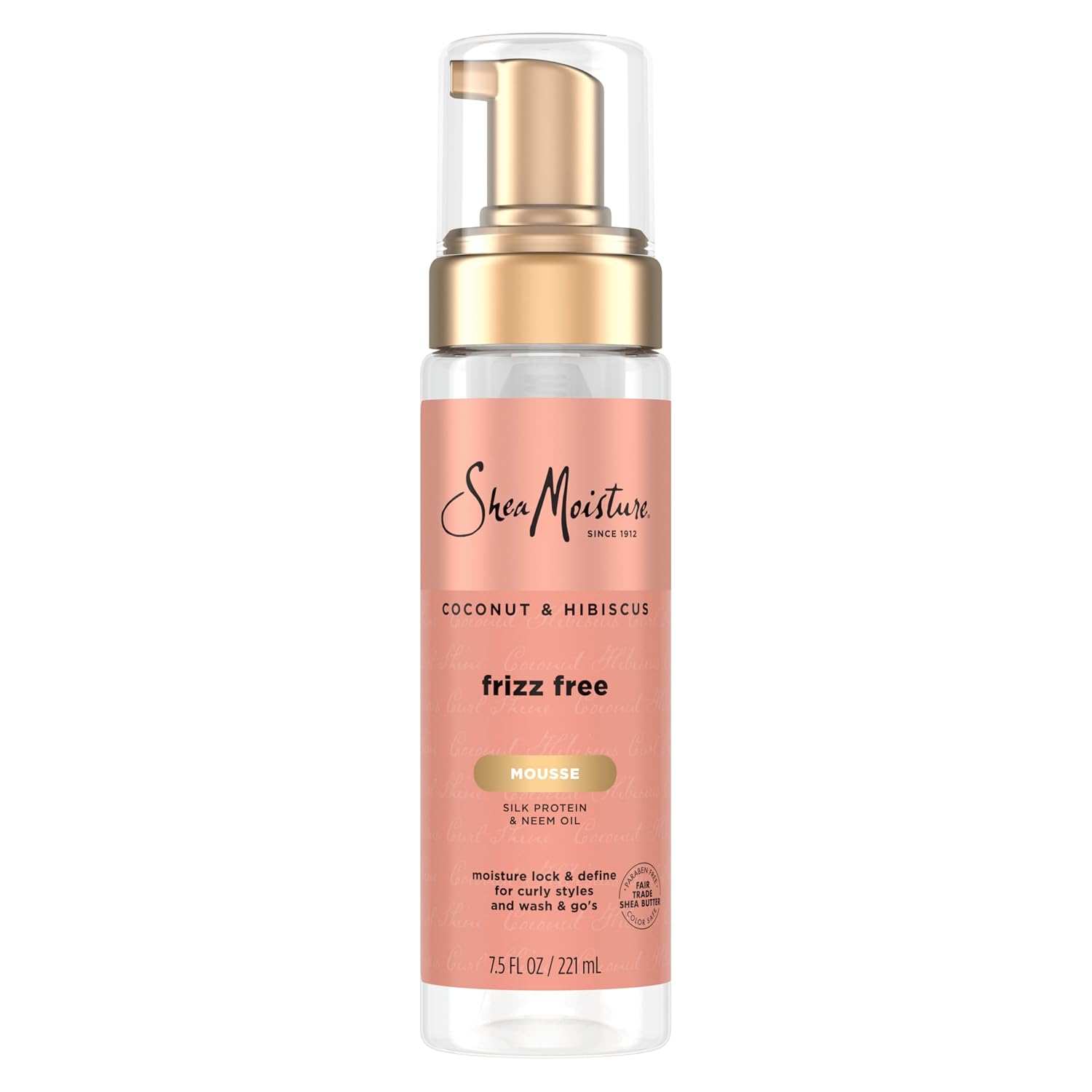 Shea Moisture Curl Mousse Coconut and Hibiscus for Frizz Control Styling Mousse with Shea Butter 7.5 oz Shea Moisture Curl Mousse Coconut and Hibiscus for Frizz Control Styling Mousse with Shea Butter 7.5 oz