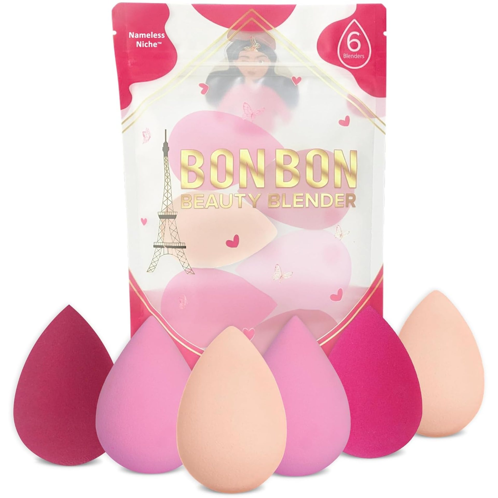 6Pcs Makeup Sponges for Foundation and Blending Powder, Cream and Liquid – Latex Free, Vegan and Super Soft Makeup Blender Beauty Sponges – Multicolored Beauty Blender Sponge Set | Dry & Wet Multi-Use 6Pcs Makeup Sponges for Foundation and Blending Powder, Cream and Liquid – Latex Free, Vegan and Super Soft Makeup Blender Beauty Sponges – Multicolored Beauty Blender Sponge Set | Dry & Wet Multi-Use