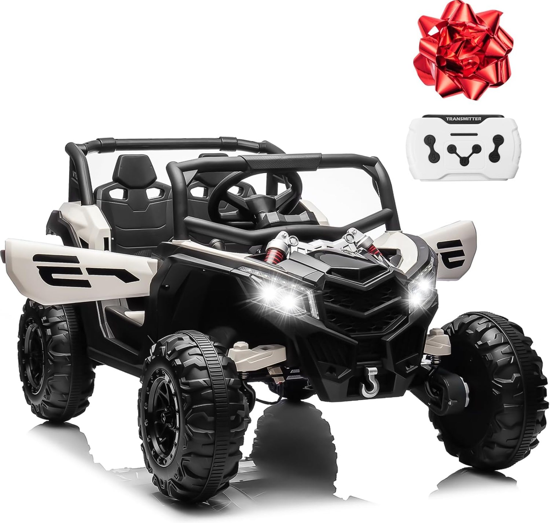 Ride On Car for Kids, MOEYURO 24V Battery Powered Off-Road UTV w/Remote Control, 4x150W Motors,4 Shock Absorbers, 4.5 Mph Max Speed, Bluetooth, MP3, Lights, Electric Car for Kids Ride On Car for Kids, MOEYURO 24V Battery Powered Off-Road UTV w/Remote Control, 4x150W Motors,4 Shock Absorbers, 4.5 Mph Max Speed, Bluetooth, MP3, Lights, Electric Car for Kids