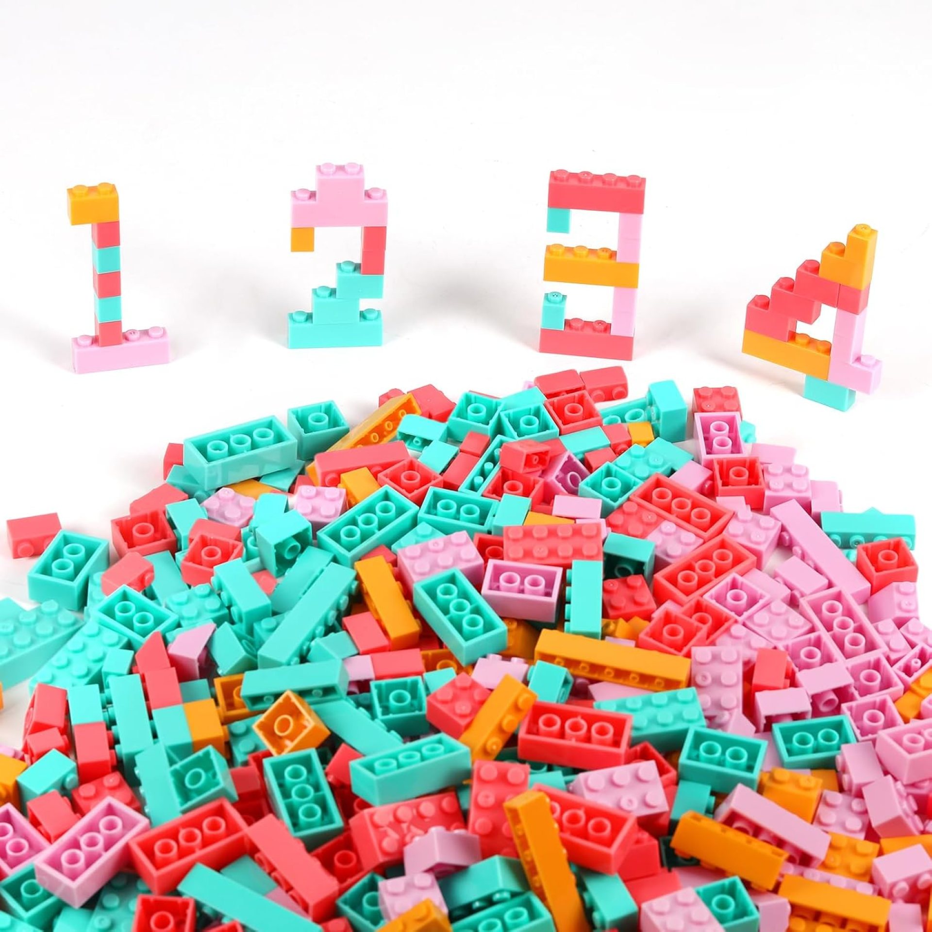 Building Bricks 500 Pieces Set,Classic Colors Building Blocks Toys,Compatible with All Major Brands,Birthday Gift for Kids Building Bricks 500 Pieces Set,Classic Colors Building Blocks Toys,Compatible with All Major Brands,Birthday Gift for Kids