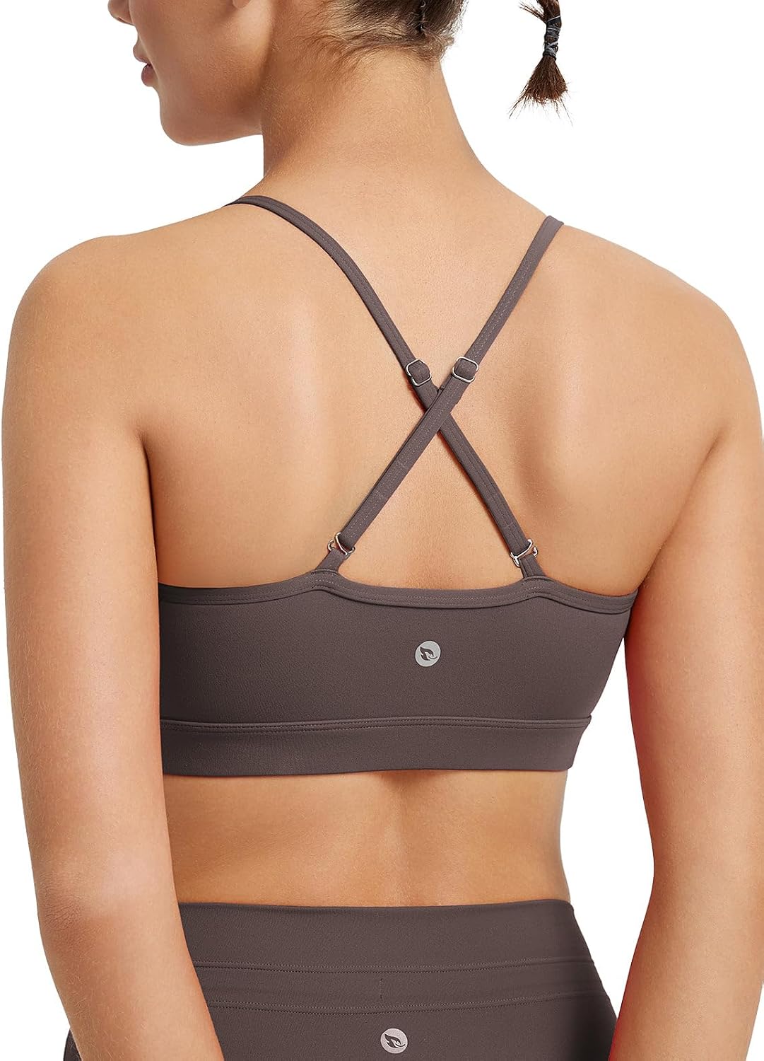 baleaf Womens Low Impact Sports Bra, Adjustable Spaghetti Strap Yoga Workout Bra with Removable Padded baleaf Womens Low Impact Sports Bra, Adjustable Spaghetti Strap Yoga Workout Bra with Removable Padded