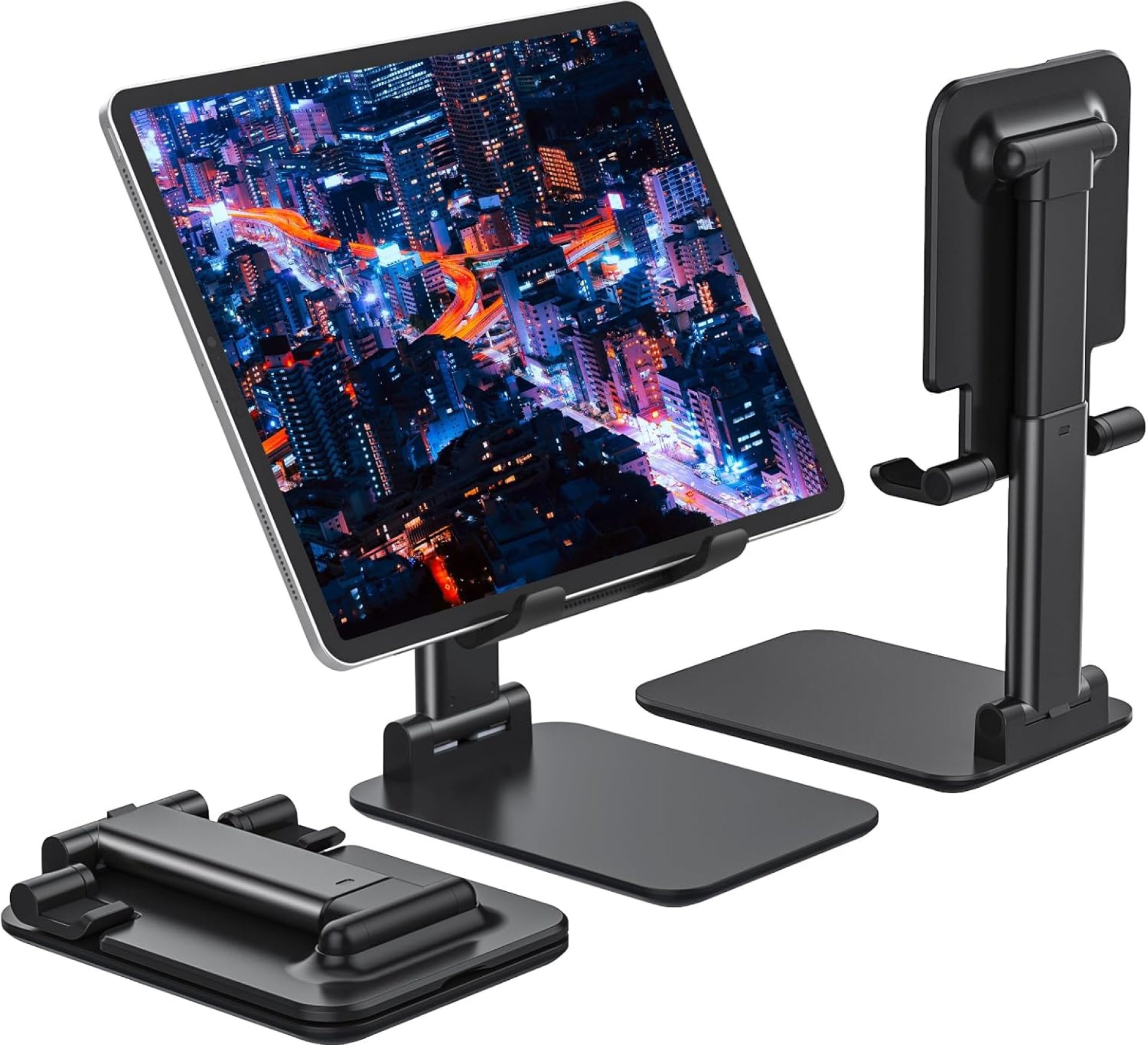 Anozer Tablet Stand Foldable & Adjustable, Portable Monitor Stand 5.55*3.94″ Wide, Fit for iPad Holder Stand Compatible with iPad Pro 11, 12.9/iPad 10.9 10th; Surface Pro; Portable Monitor 4.7-15.6″ Anozer Tablet Stand Foldable & Adjustable, Portable Monitor Stand 5.55*3.94″ Wide, Fit for iPad Holder Stand Compatible with iPad Pro 11, 12.9/iPad 10.9 10th; Surface Pro; Portable Monitor 4.7-15.6″
