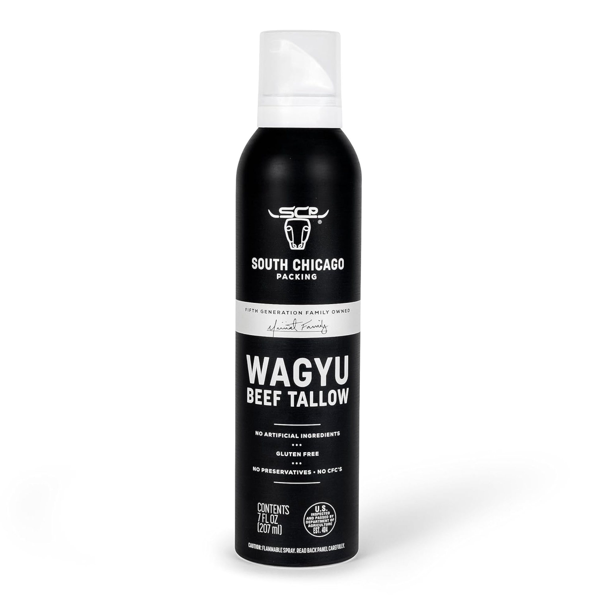 South Chicago Packing Wagyu Beef Tallow Spray, Umami-Rich, Flavorful, Perfect for Sauteing, Stir-frying and Grilling, Nonstick Cooking Oil, 7 Fl Oz South Chicago Packing Wagyu Beef Tallow Spray, Umami-Rich, Flavorful, Perfect for Sauteing, Stir-frying and Grilling, Nonstick Cooking Oil, 7 Fl Oz