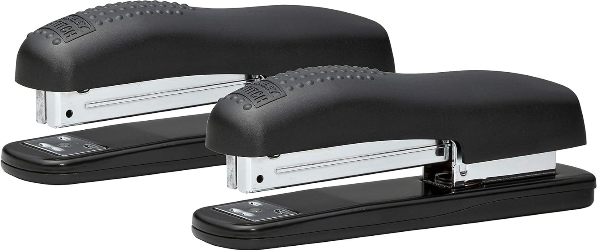 Bostitch Office Ergonomic 20 Sheet Desktop Stapler, Black, 2-Pack Bostitch Office Ergonomic 20 Sheet Desktop Stapler, Black, 2-Pack