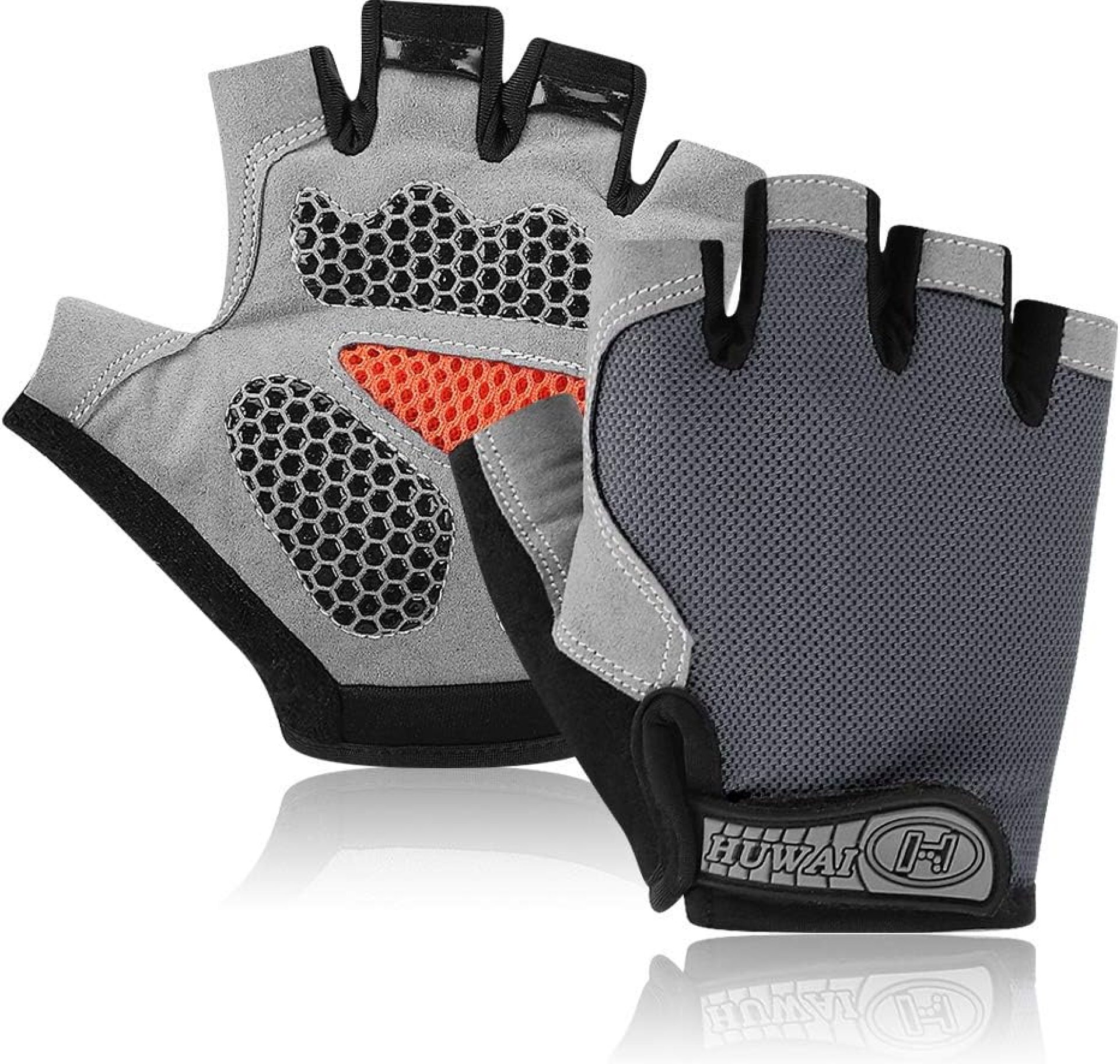 Accmor Cycling Gloves for Men Women, Bike Gloves Half Finger Road Bike MTB Gloves, Anti-Slip Shock-Absorbing Glove for Fitness Cycling Outdoor Sports Accmor Cycling Gloves for Men Women, Bike Gloves Half Finger Road Bike MTB Gloves, Anti-Slip Shock-Absorbing Glove for Fitness Cycling Outdoor Sports