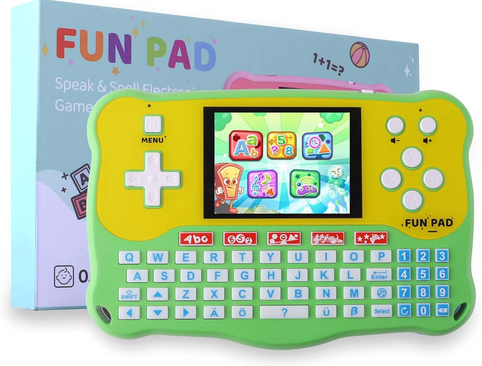 Kids Tablet/Baby Learning Pad with 102 Activities/Toddler Tablet with ABC/Words/Music/Math Interactive Educational Electronic Toys Gifts Handheld Game for Preschool Boys Girls Ages 3-12 Kids Tablet/Baby Learning Pad with 102 Activities/Toddler Tablet with ABC/Words/Music/Math Interactive Educational Electronic Toys Gifts Handheld Game for Preschool Boys Girls Ages 3-12