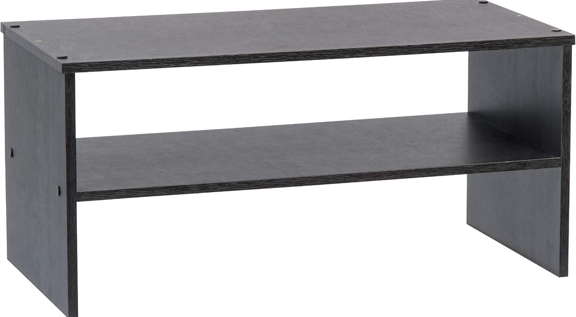 IRIS USA 2-Tier Multi-Purpose PC Monitor Organizer Stand, Stackable Ergonomic Desktop and Countertop Riser for Computer Laptop TV Shoes Kitchen Pantry and Closet Organization, Black IRIS USA 2-Tier Multi-Purpose PC Monitor Organizer Stand, Stackable Ergonomic Desktop and Countertop Riser for Computer Laptop TV Shoes Kitchen Pantry and Closet Organization, Black