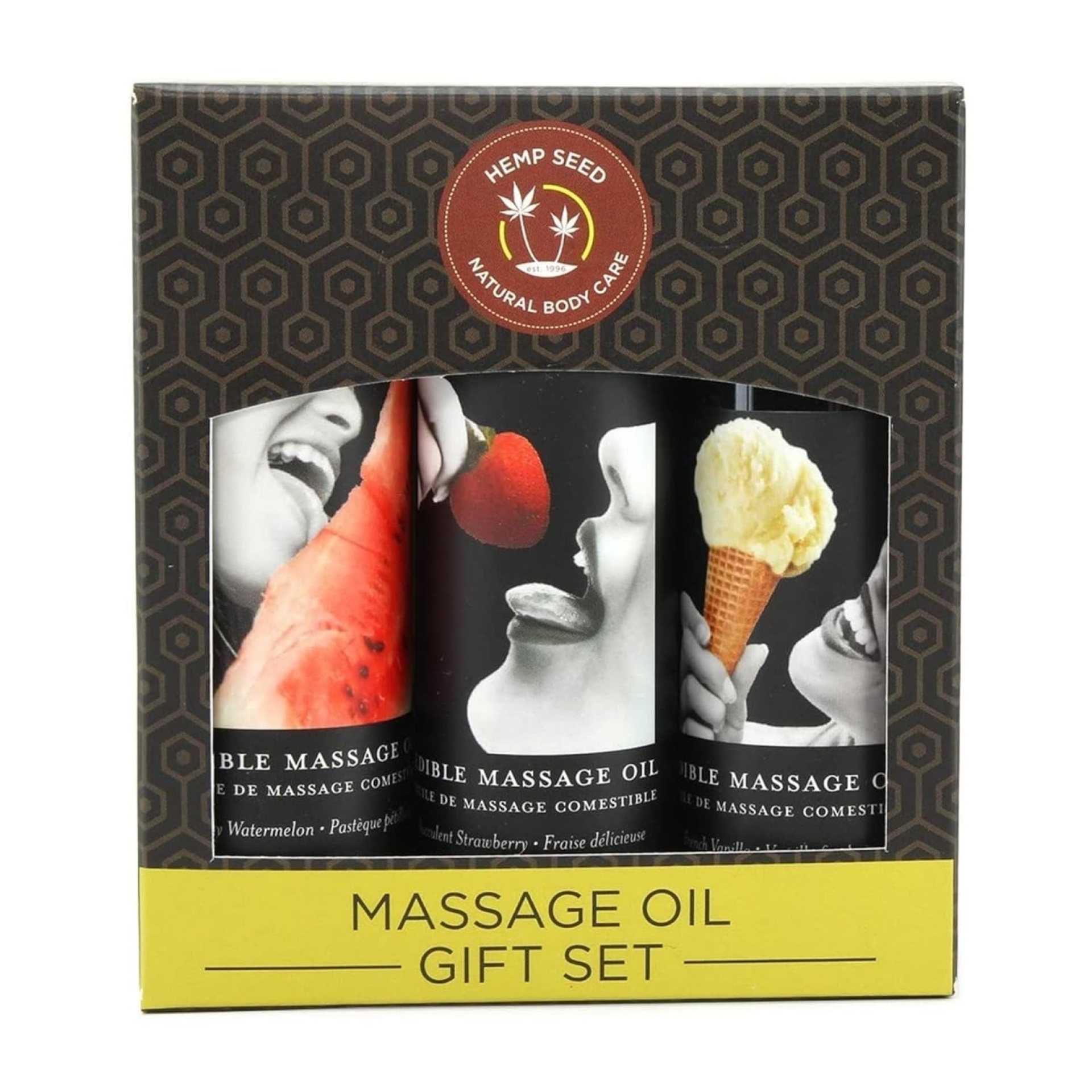 Earthly Body Edible Massage Oil – Hemp Seed, Almond, Grapeseed, Apricot & Vitamin E Oil – Vegan & Cruelty Free Earthly Body Edible Massage Oil – Hemp Seed, Almond, Grapeseed, Apricot & Vitamin E Oil – Vegan & Cruelty Free