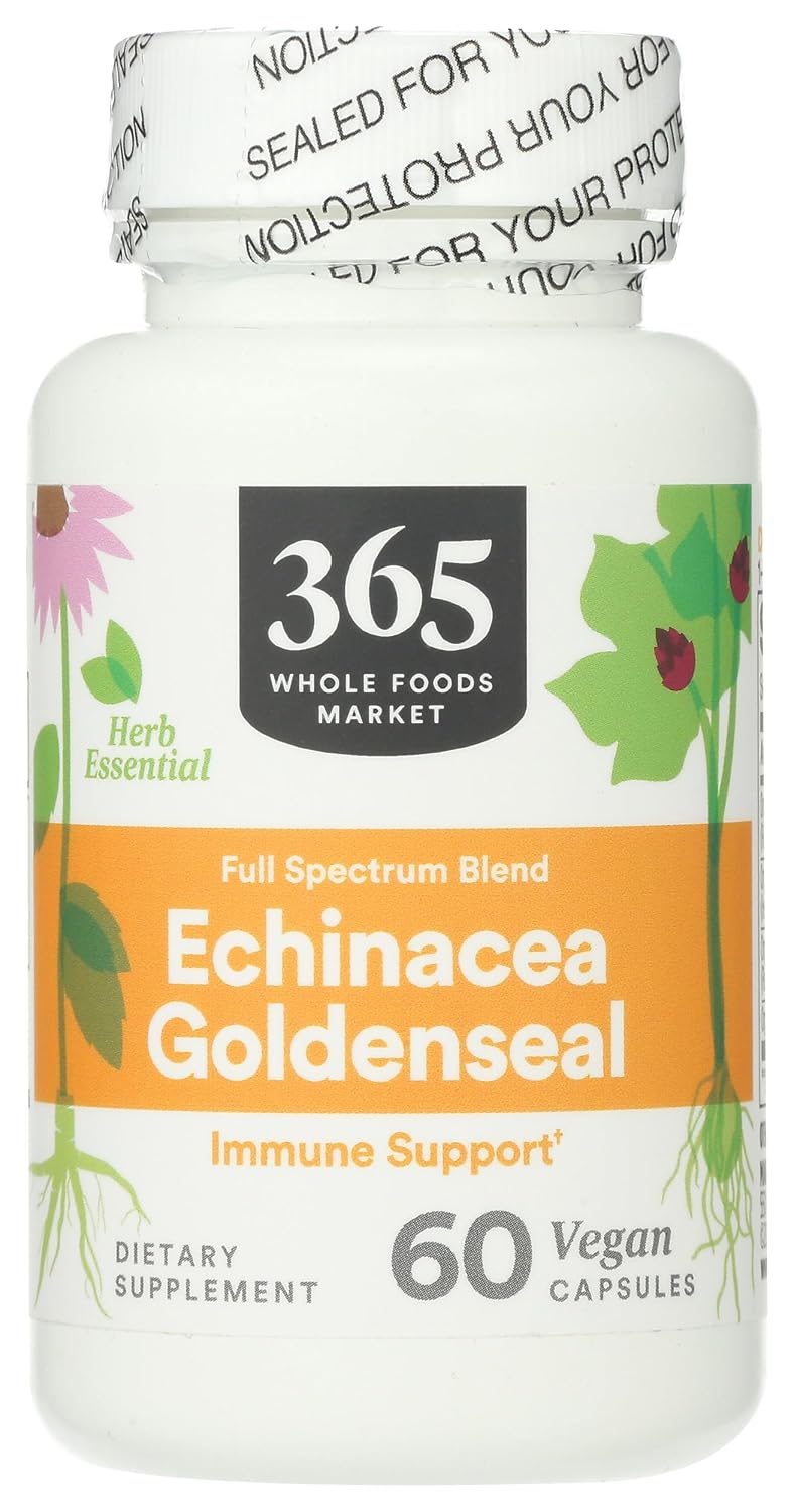 365 by Whole Foods Market, Echinacea Goldenseal, 60 ct 365 by Whole Foods Market, Echinacea Goldenseal, 60 ct