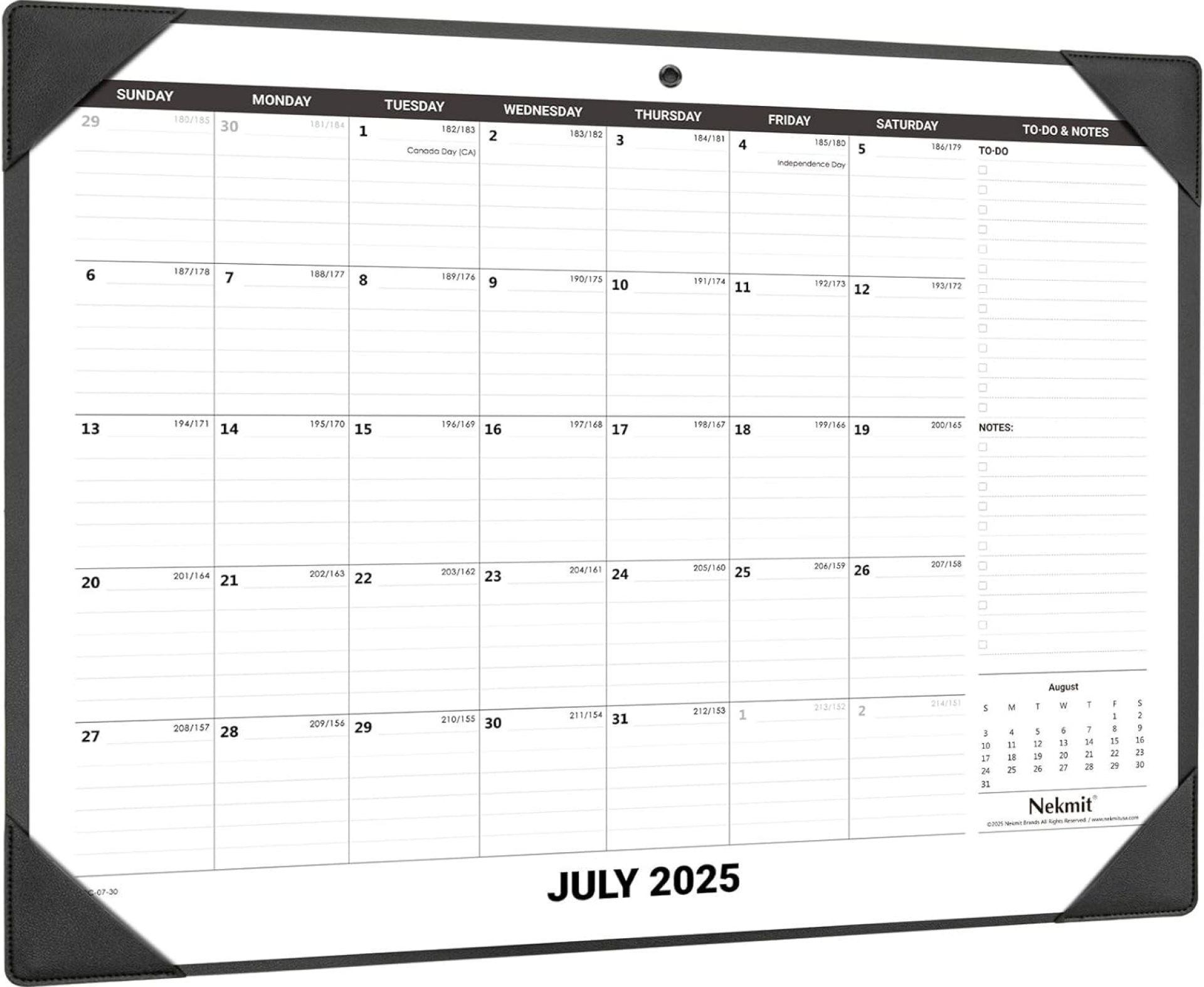 Nekmit Large Desk Calendar 2025-2026 with Desk Protecting Pad, Runs from July 2025 – June 2026, Office Supplies 21″ x 16 1/2″ Desktop Calendar for Life Planning or Organizing Nekmit Large Desk Calendar 2025-2026 with Desk Protecting Pad, Runs from July 2025 – June 2026, Office Supplies 21″ x 16 1/2″ Desktop Calendar for Life Planning or Organizing