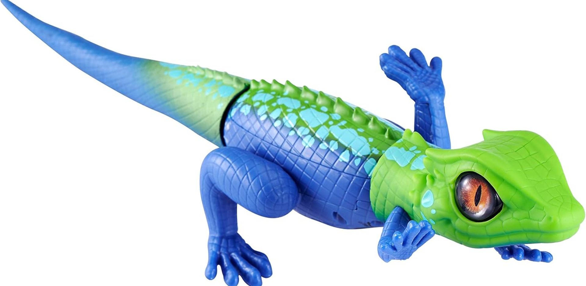 Robo Alive Lurking Lizard Series 2 Blue Green by ZURU Battery-Powered Robotic Interactive Electronic Reptile Toy That Moves (Blue Orange) Robo Alive Lurking Lizard Series 2 Blue Green by ZURU Battery-Powered Robotic Interactive Electronic Reptile Toy That Moves (Blue Orange)
