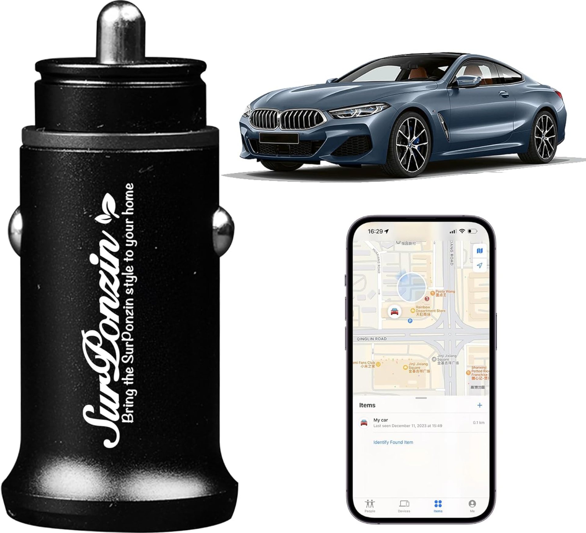 Car Anti-Loss Device with Charging Port – Real-Time Location Tracking, Compatible with Apple Find My (iOS Only) Car Anti-Loss Device with Charging Port – Real-Time Location Tracking, Compatible with Apple Find My (iOS Only)