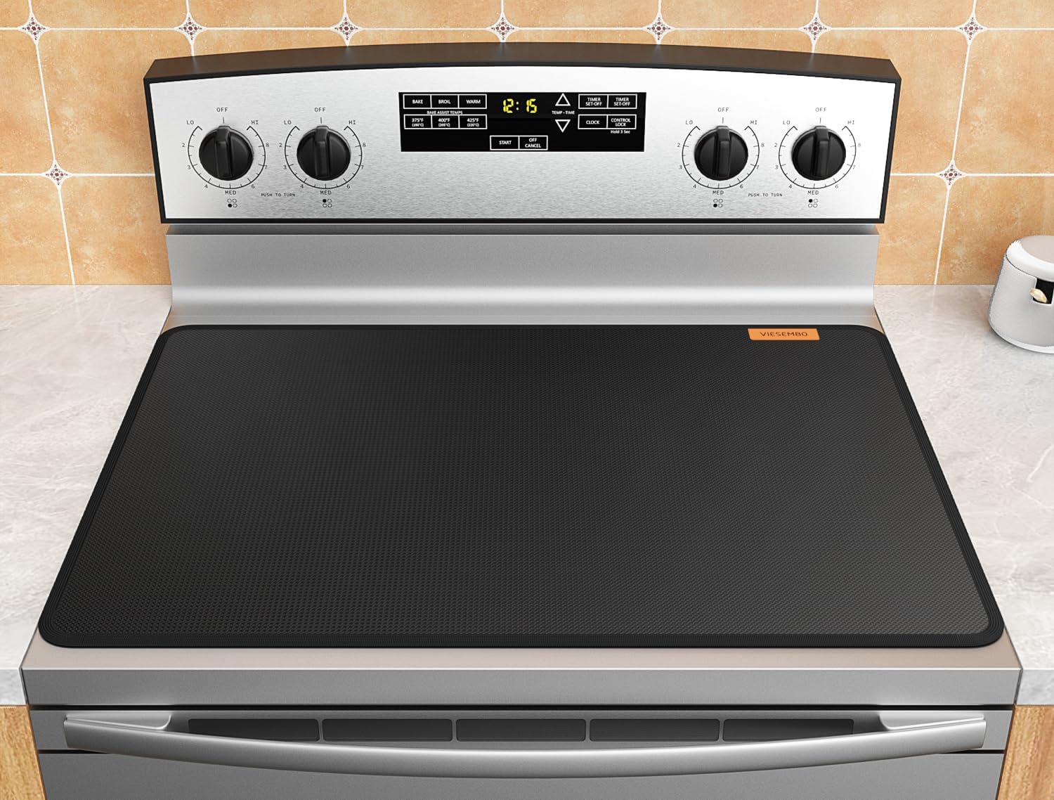 Fireproof Heat Resistant Stove Cover – 28×20 Inch Glass Top Protector for Electric Ovens, Waterproof Cooktop Mat Fireproof Heat Resistant Stove Cover – 28×20 Inch Glass Top Protector for Electric Ovens, Waterproof Cooktop Mat