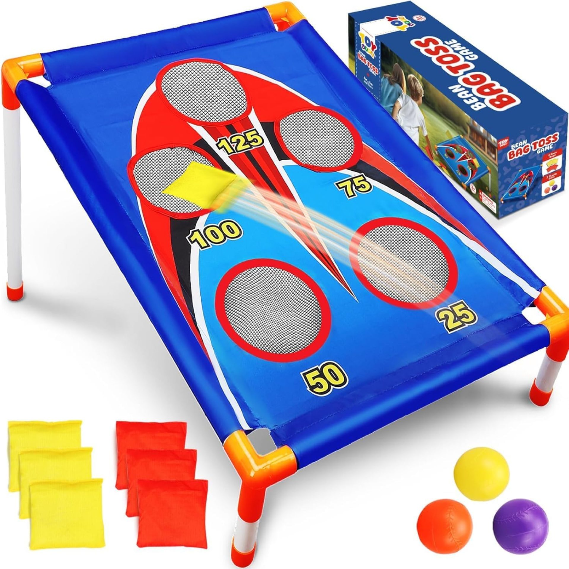 TOY Life Bean Bags Toss Carnival Games, Cornhole, Outdoor Toys for Kids Ages 4-8, Backyard Game Sports & Outdoor Play, Outside Toys for Ages 5-7, Family Lawn Yard Games Birthday Party, Gift for Boys TOY Life Bean Bags Toss Carnival Games, Cornhole, Outdoor Toys for Kids Ages 4-8, Backyard Game Sports & Outdoor Play, Outside Toys for Ages 5-7, Family Lawn Yard Games Birthday Party, Gift for Boys